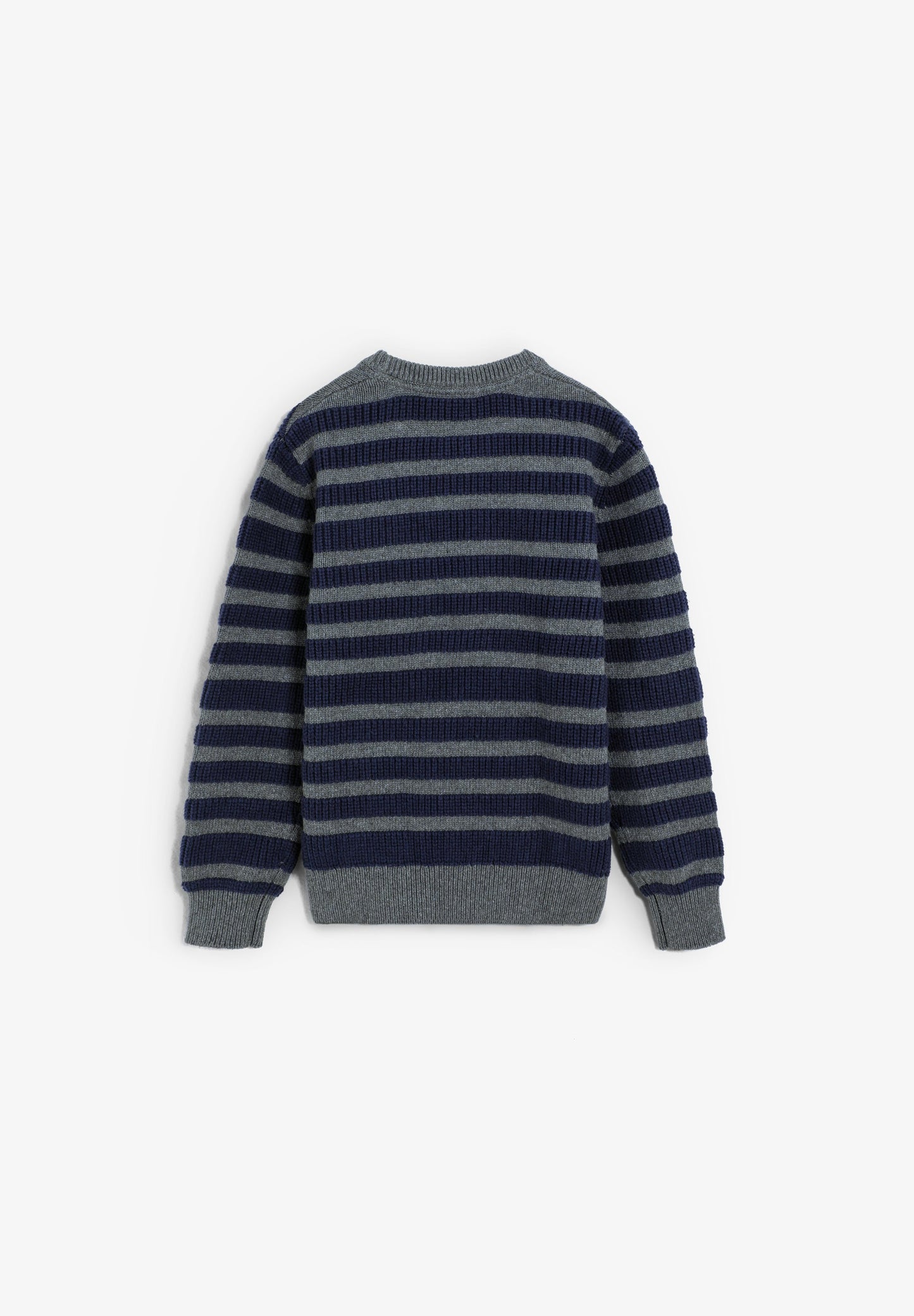 STRIPED ROUND NECK SWEATER