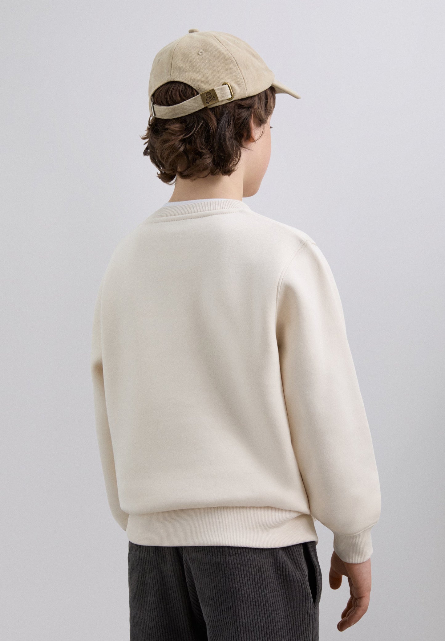 SWEATSHIRT WITH LOGO PRINT