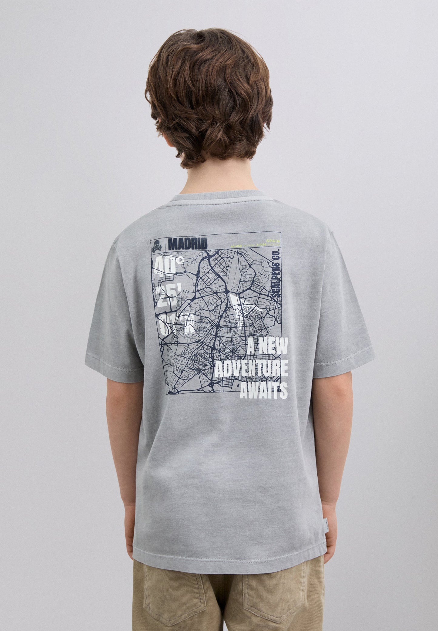 MAP PRINT T-SHIRT