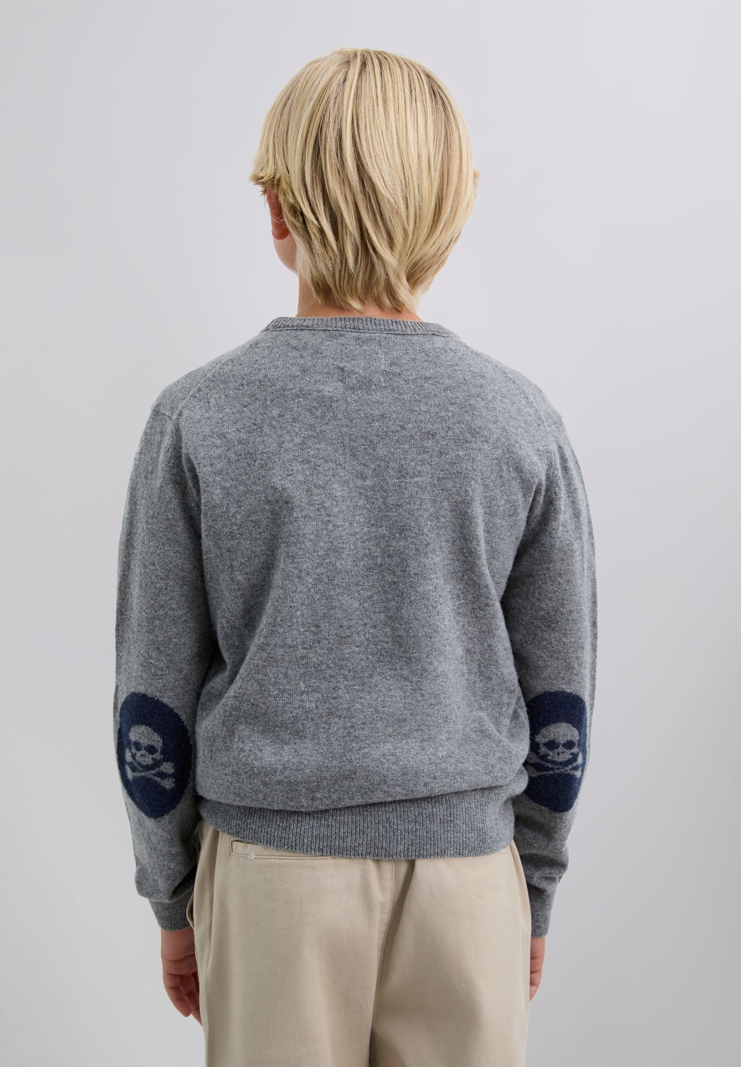 WOOL SWEATER WITH SKULL