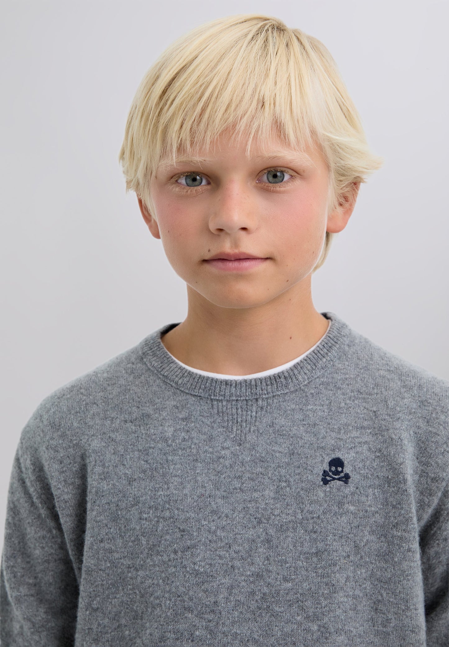 WOOL SWEATER WITH SKULL