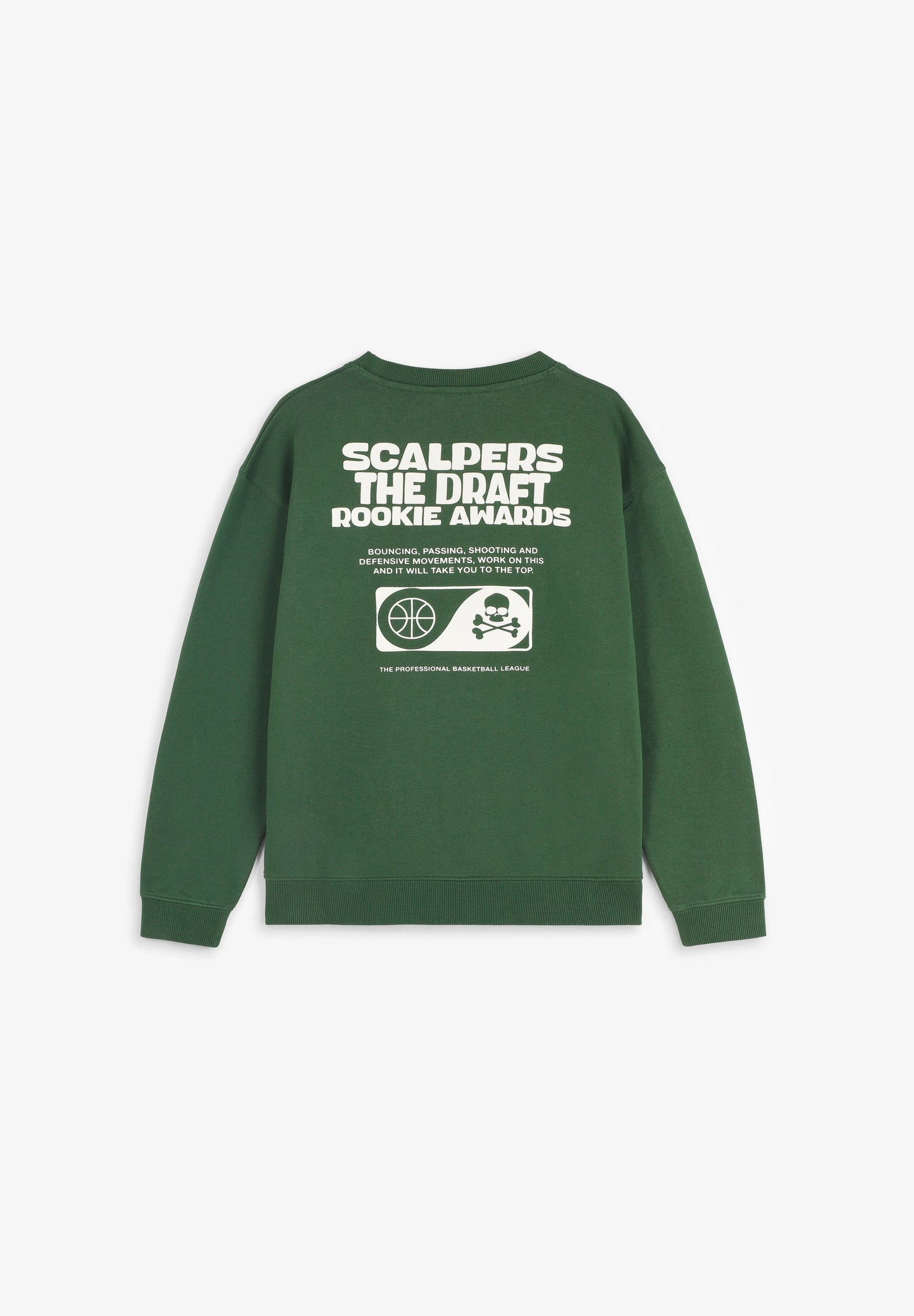 BASKETBALL PRINT SWEATSHIRT