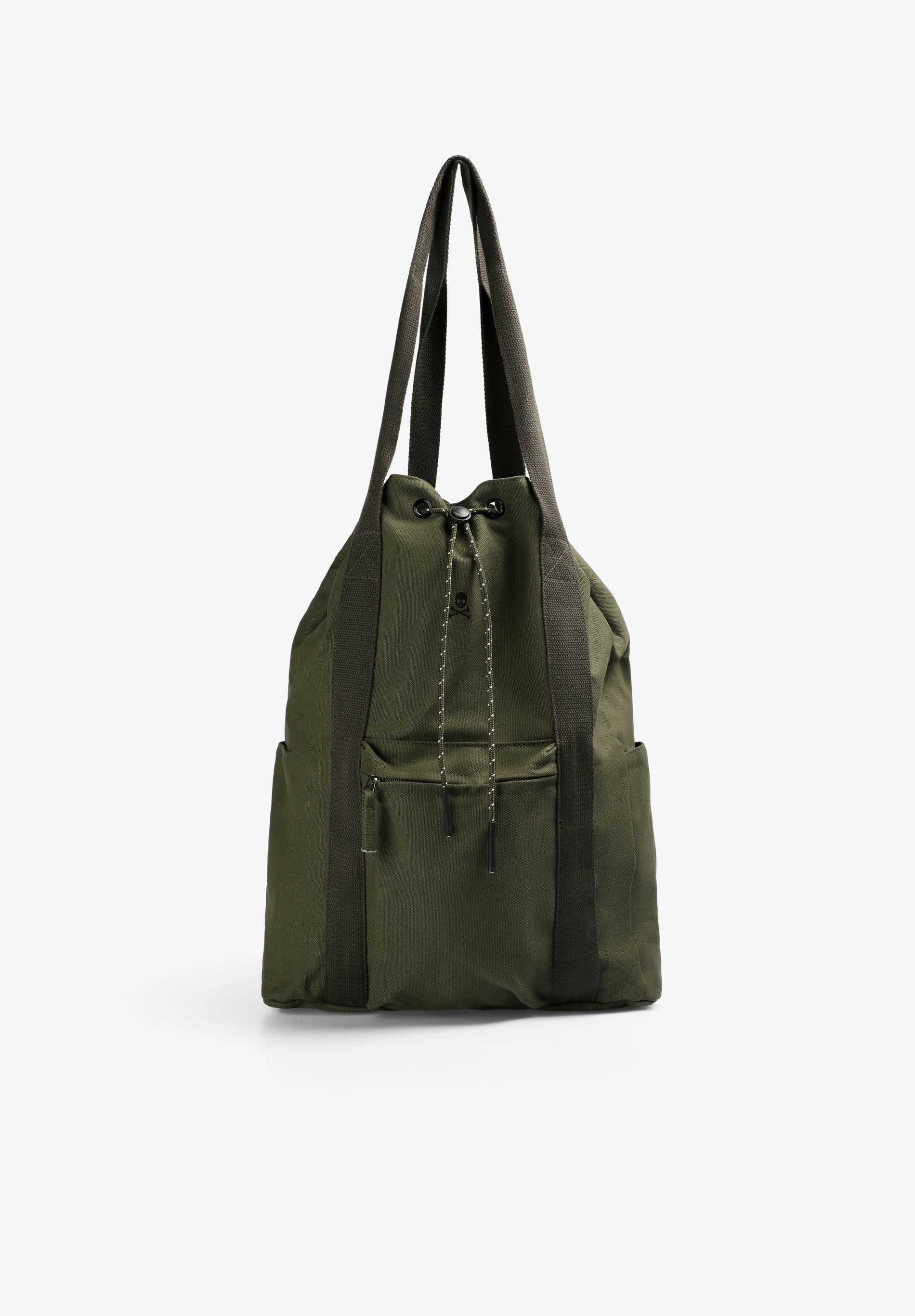DOUBLE STRAP BAG WITH LOGO