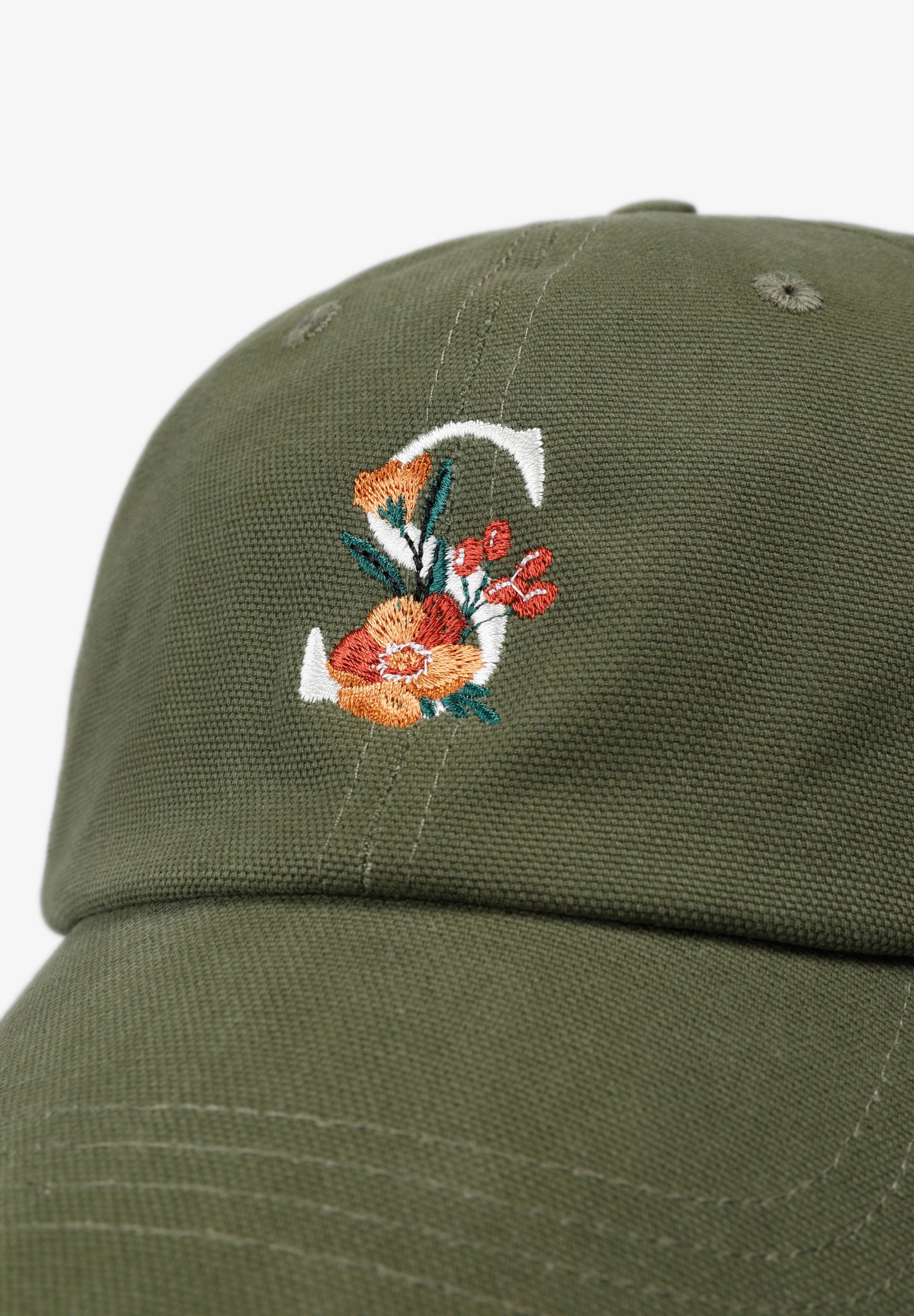 EMBROIDERED FLOWERS CAP