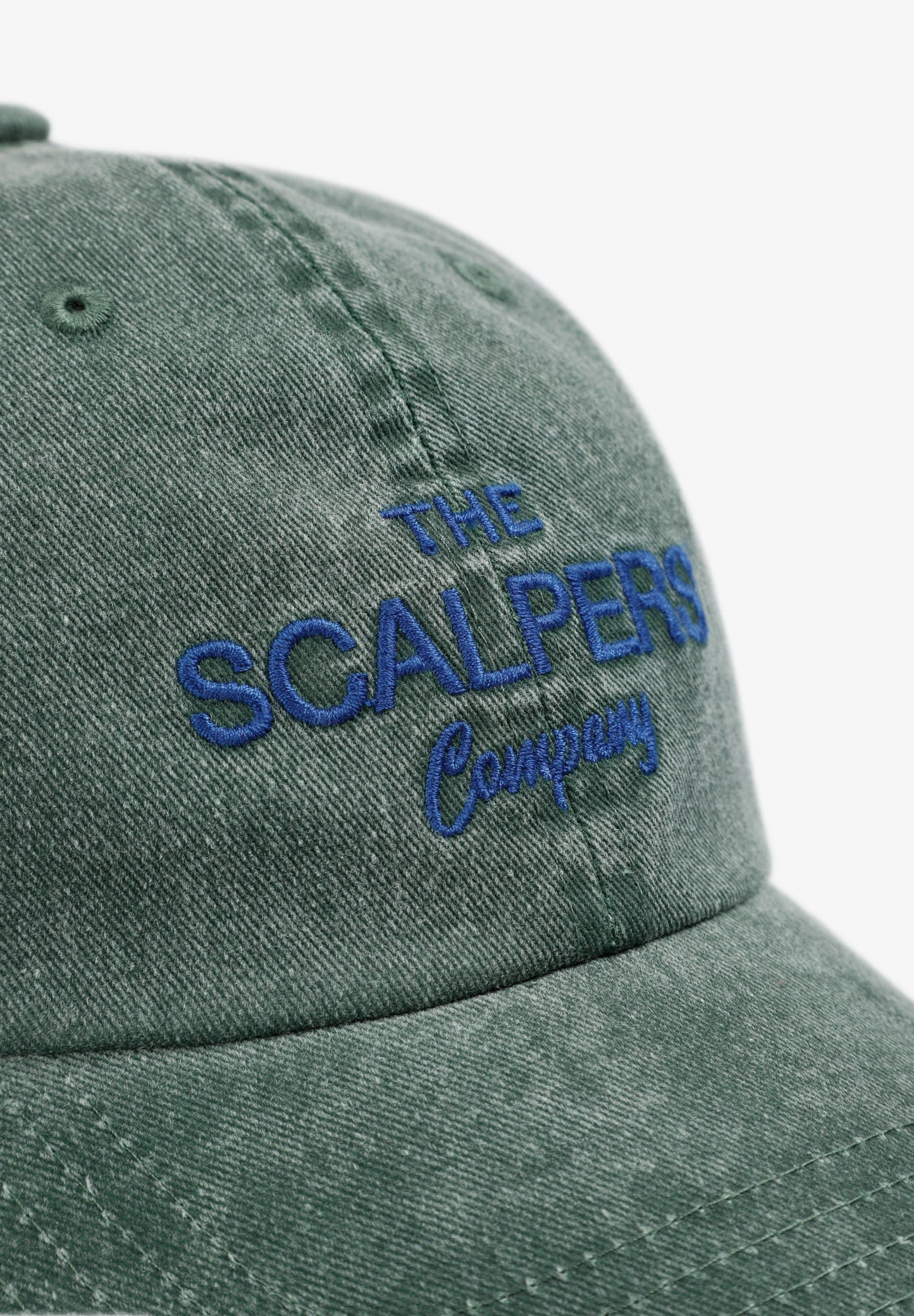 FADED-EFFECT EMBROIDERED CAP
