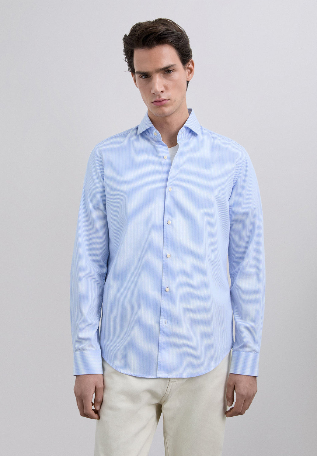 CAMISA RAYAS ALGODÓN - Scalpers