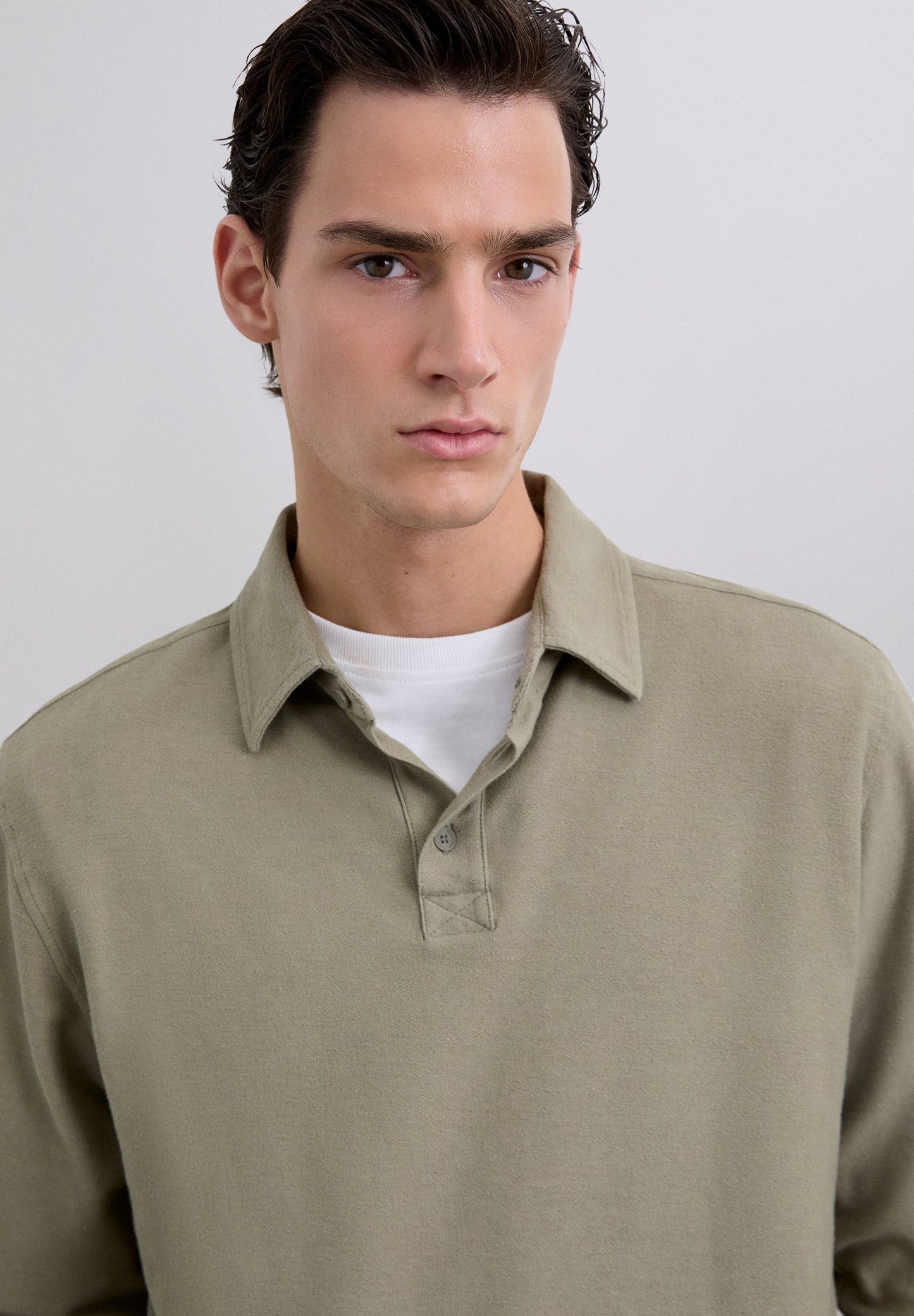 LONG SLEEVE POLO SHIRT