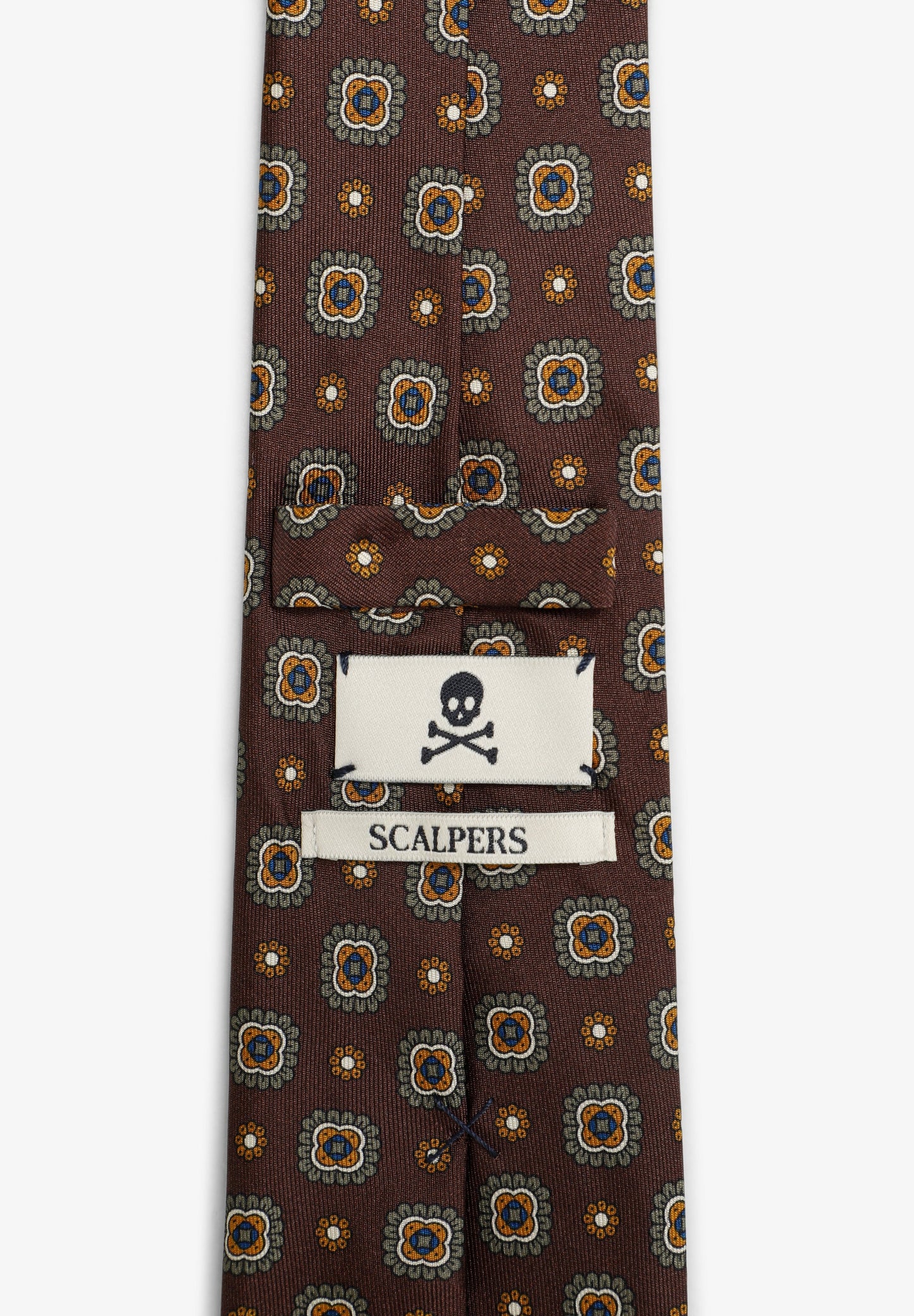 SILK FLORAL PRINT TIE