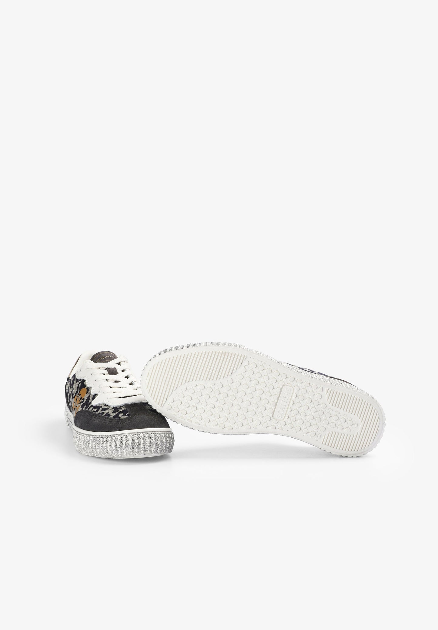 SNEAKERS WITH ANIMAL PRINT SKULL