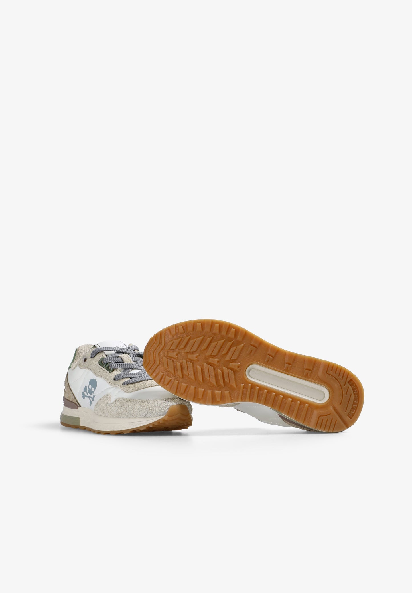 CONTRAST SKULL SNEAKERS