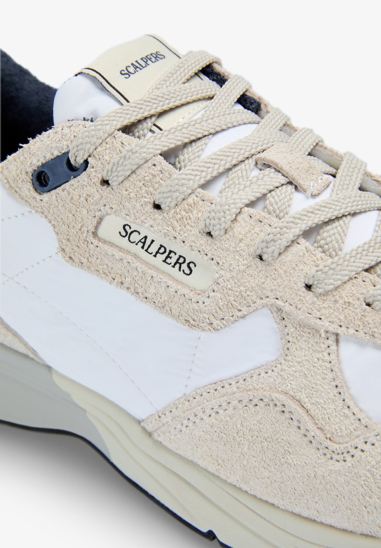 CONTRAST SUEDE SNEAKERS