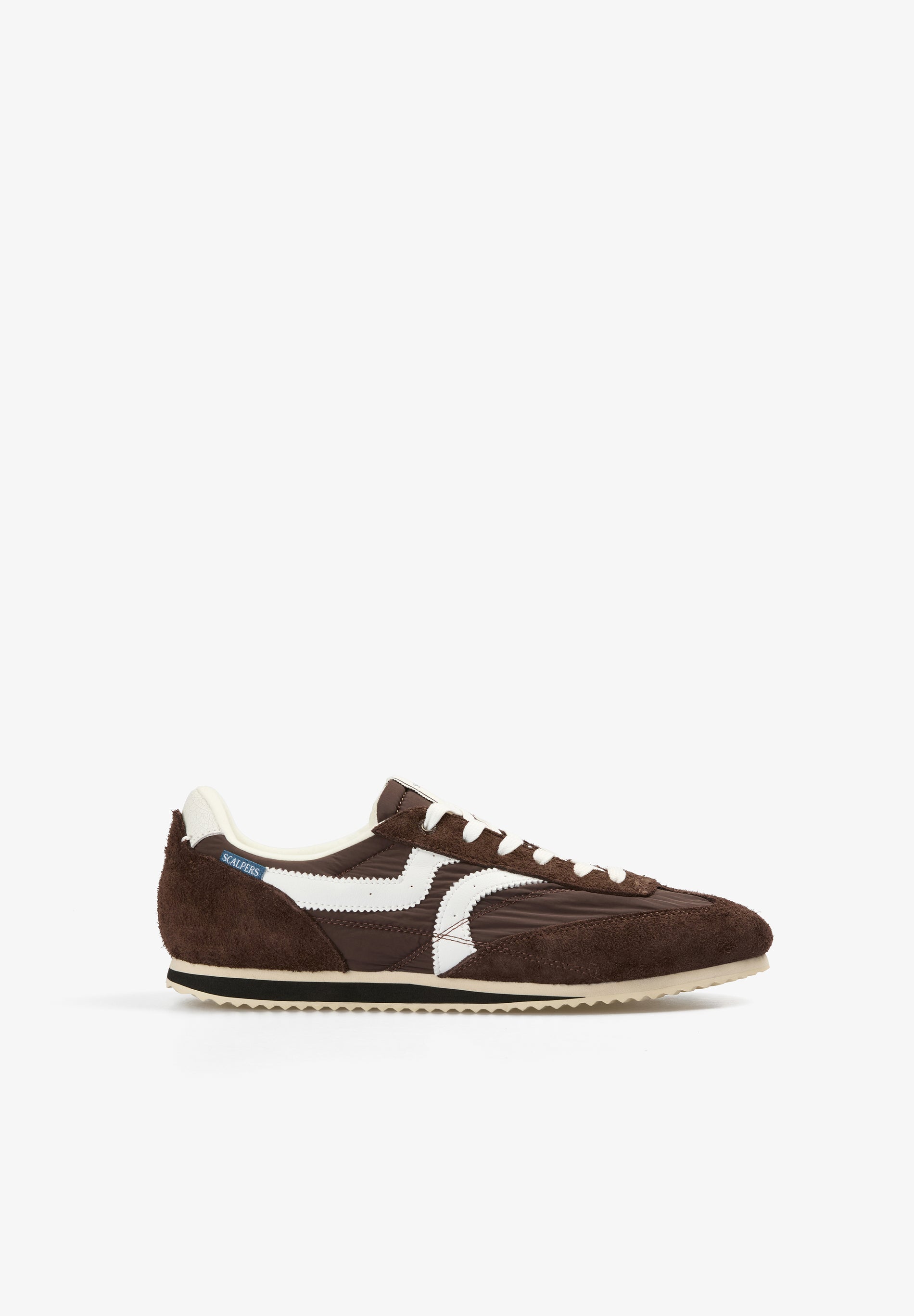 SUEDE COMBINATION RETRO SNEAKERS
