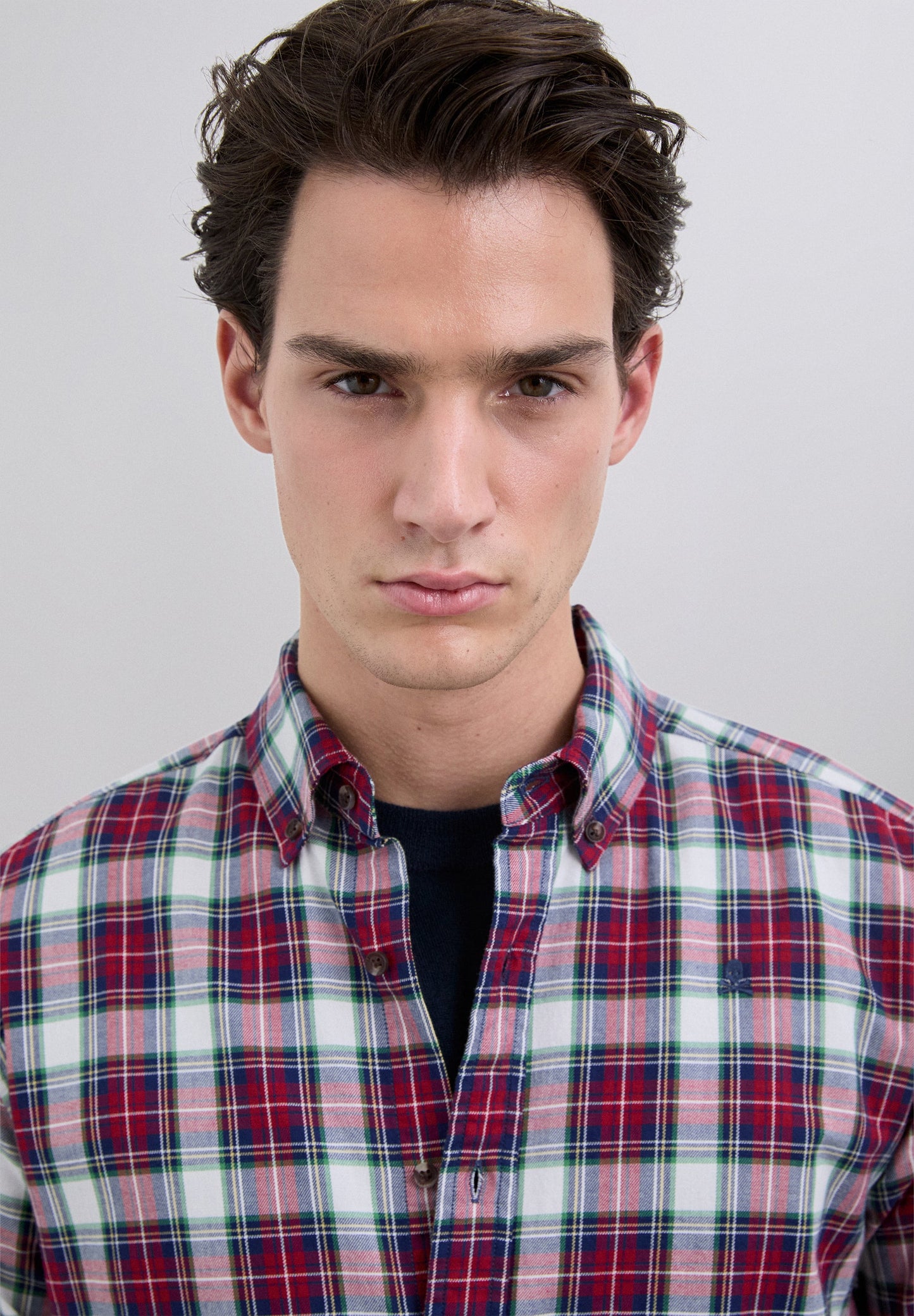 CHECKED COTTON SHIRT