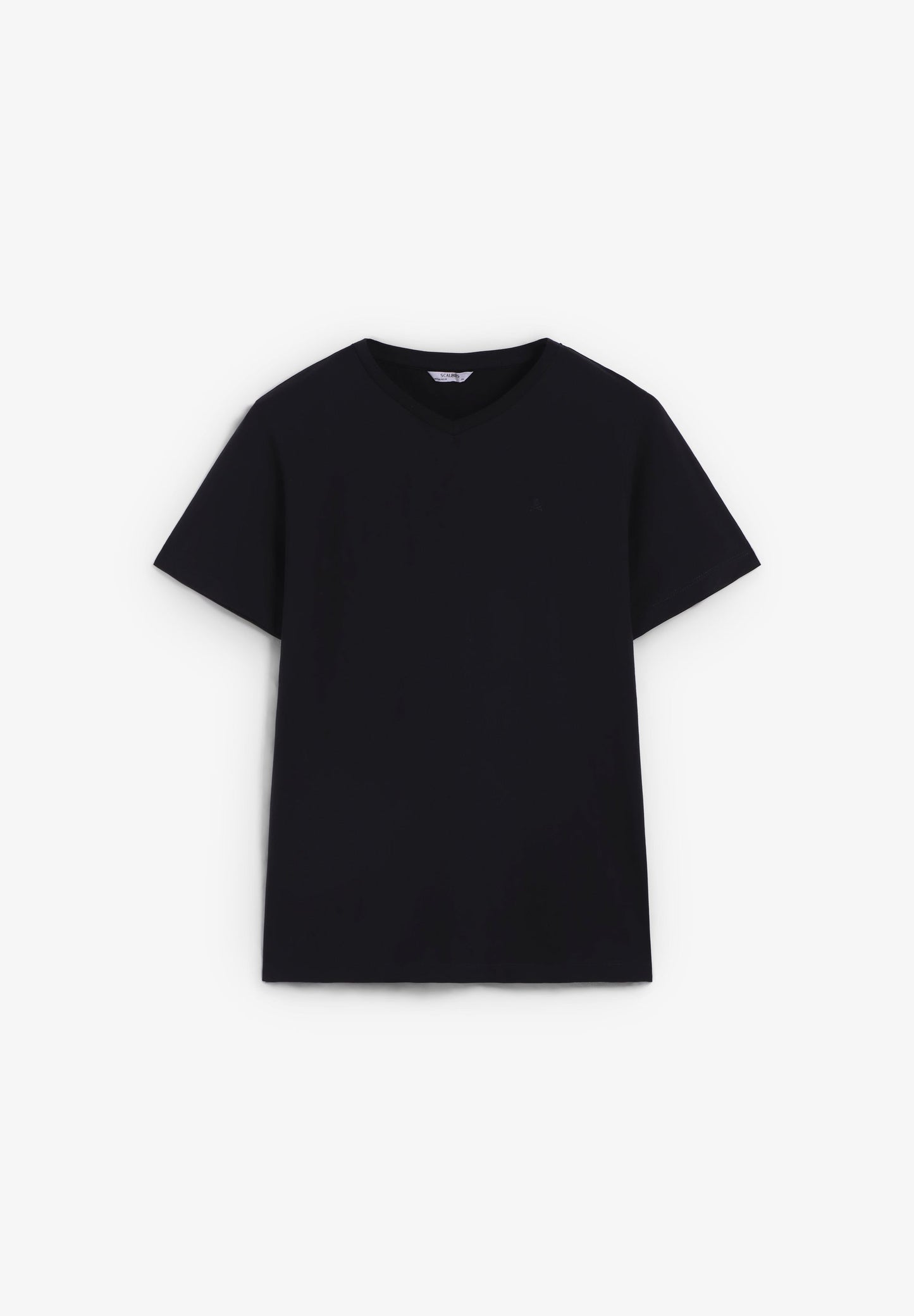 CAMISETA CALAVERA BORDADA TONO - Scalpers