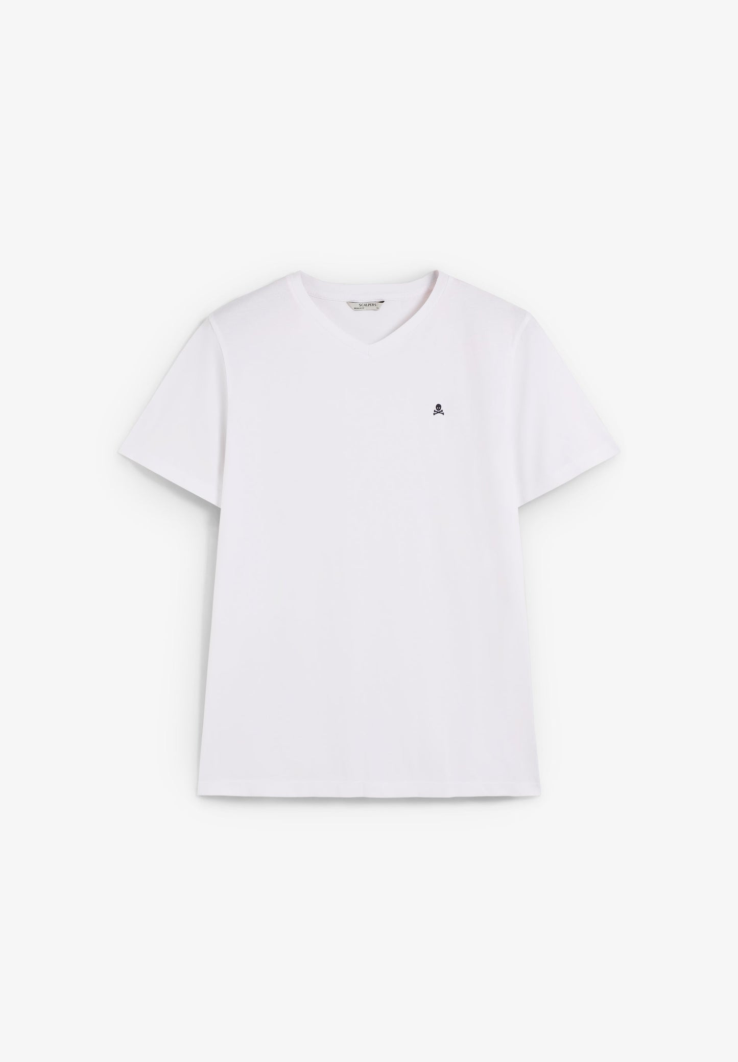 CAMISETA CALAVERA BORDADA TONO