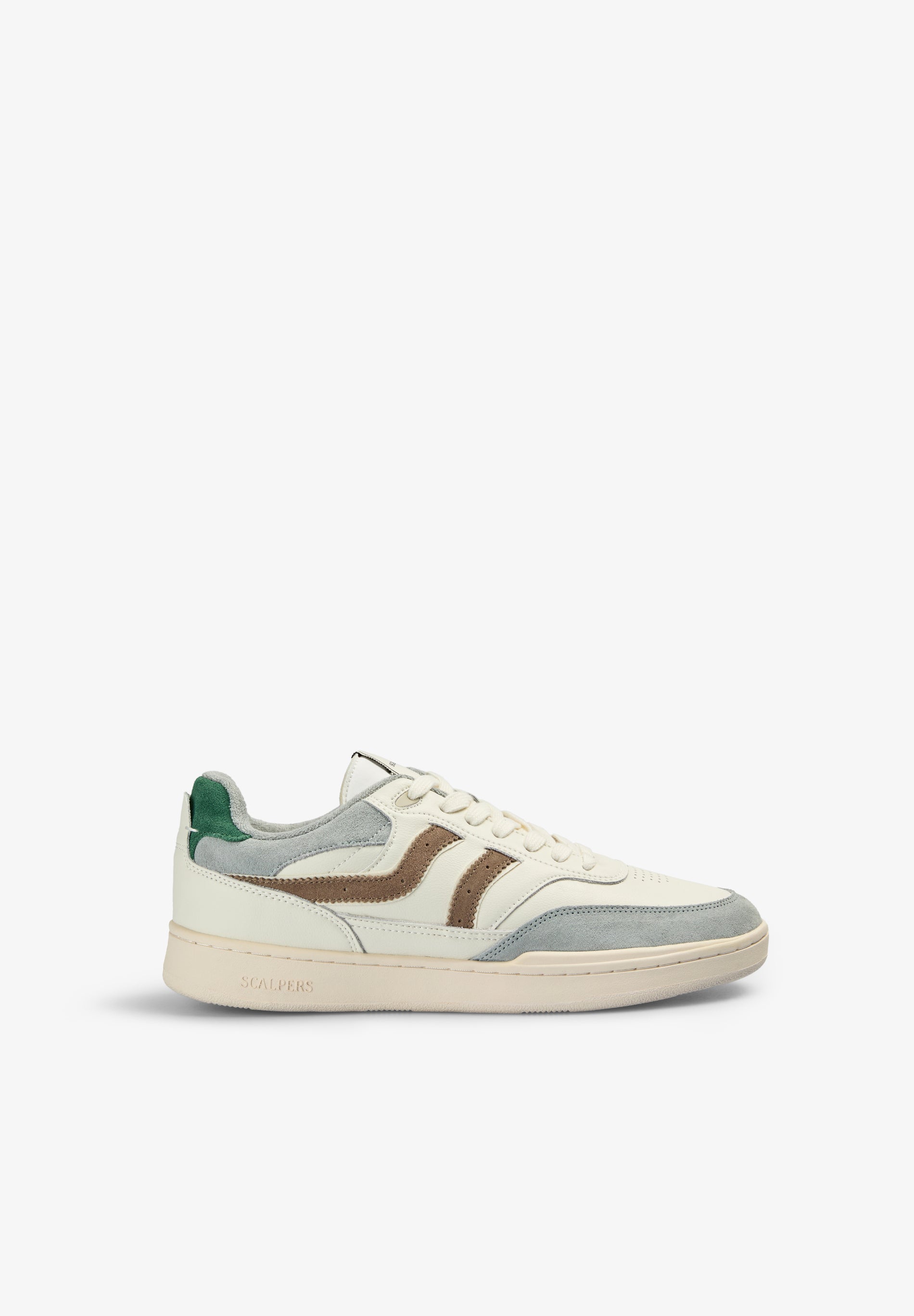 CONTRAST SUEDE SNEAKERS