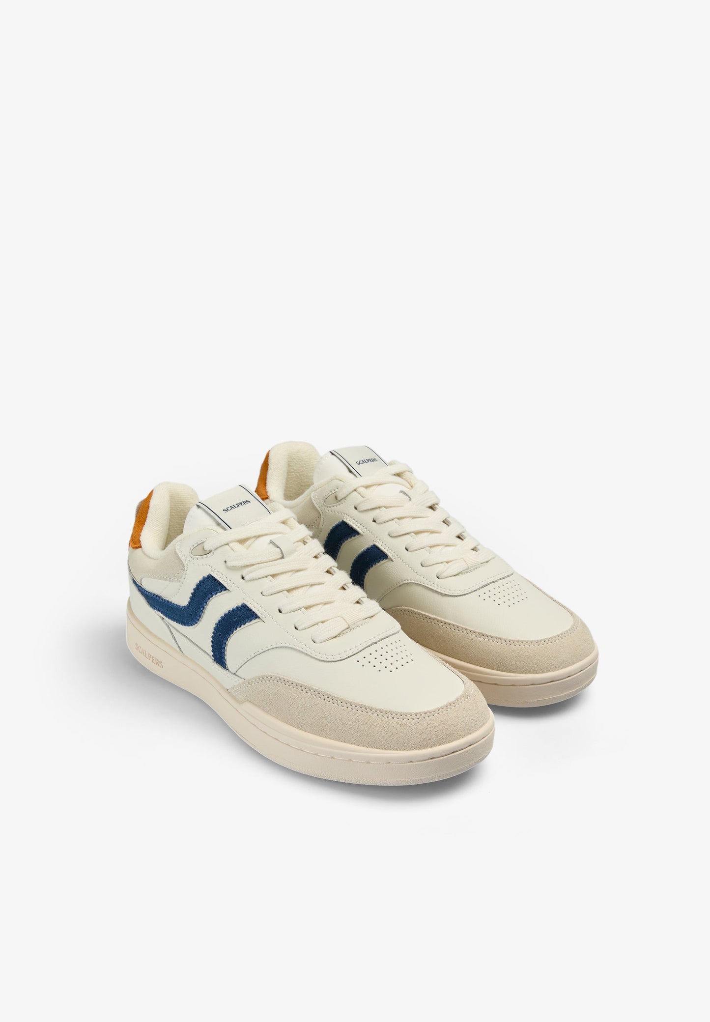 CONTRAST SUEDE SNEAKERS