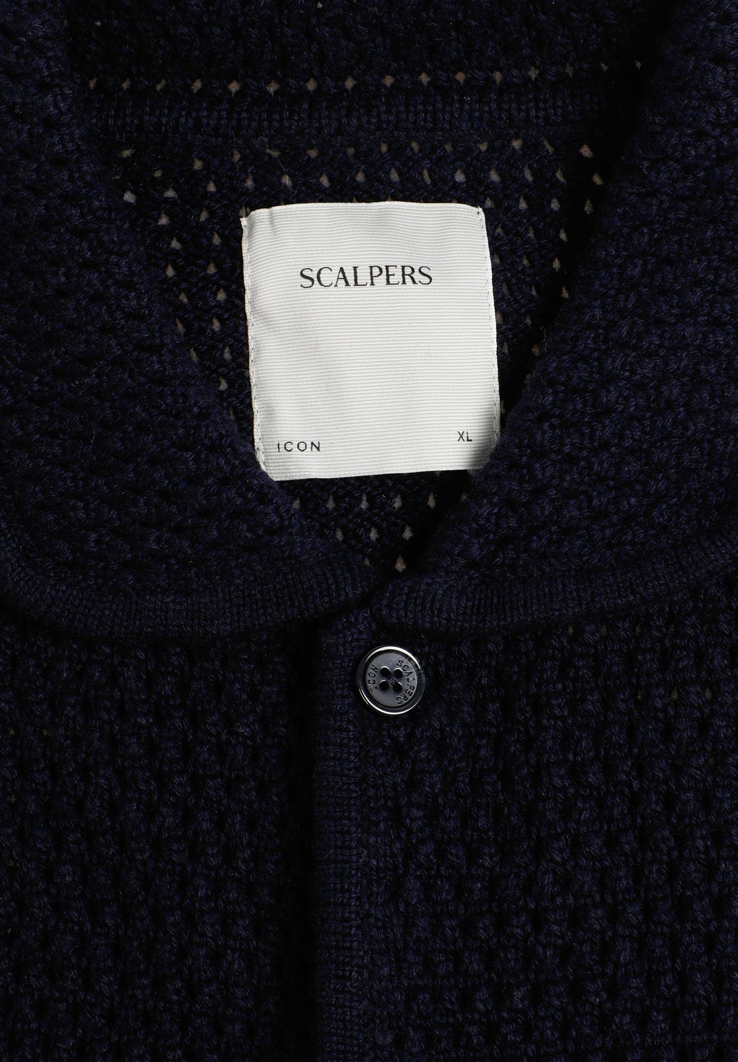 COLLARED WOOL CARDIGAN