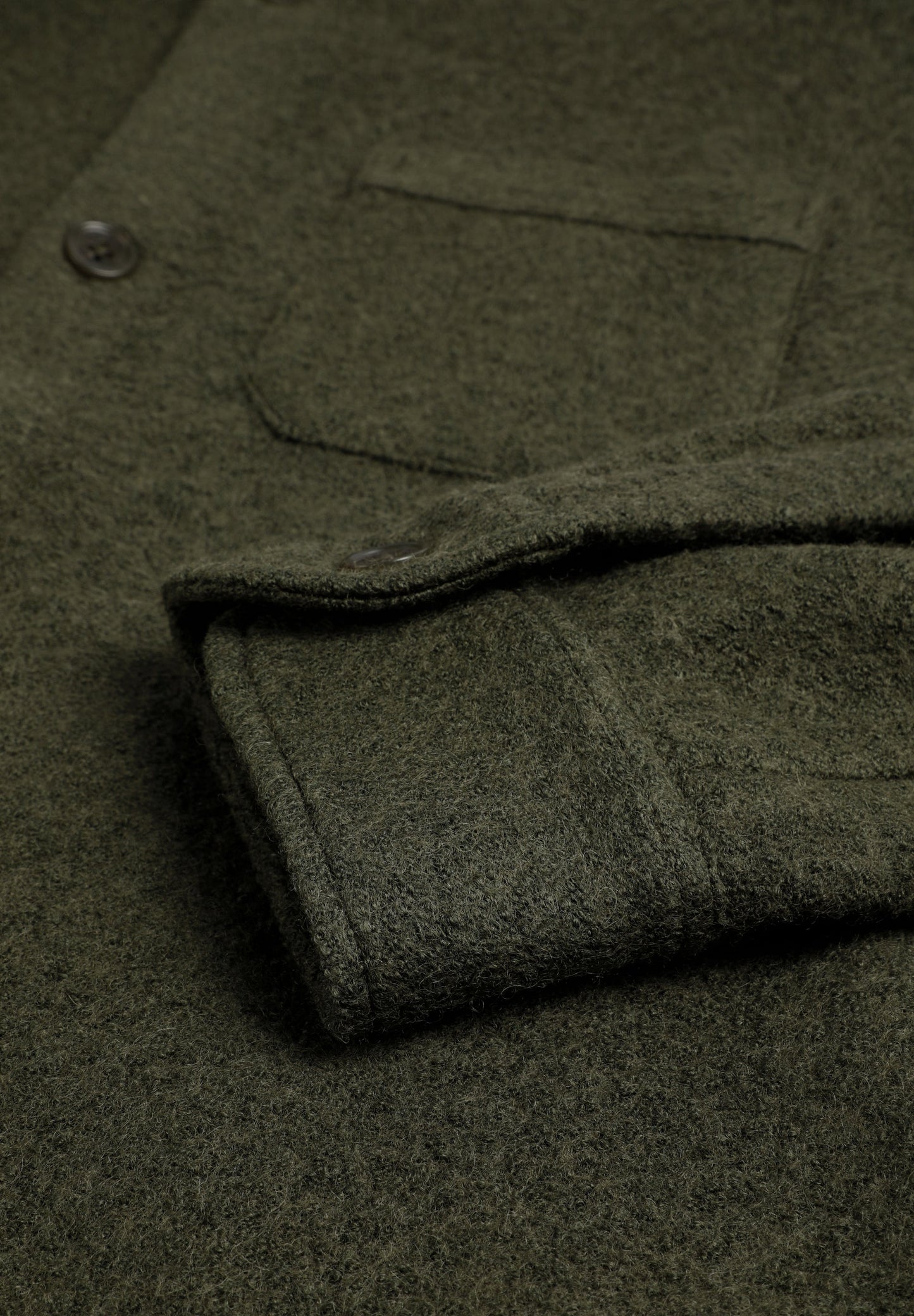 WOOL OVERSHIRT WITH POCKETS