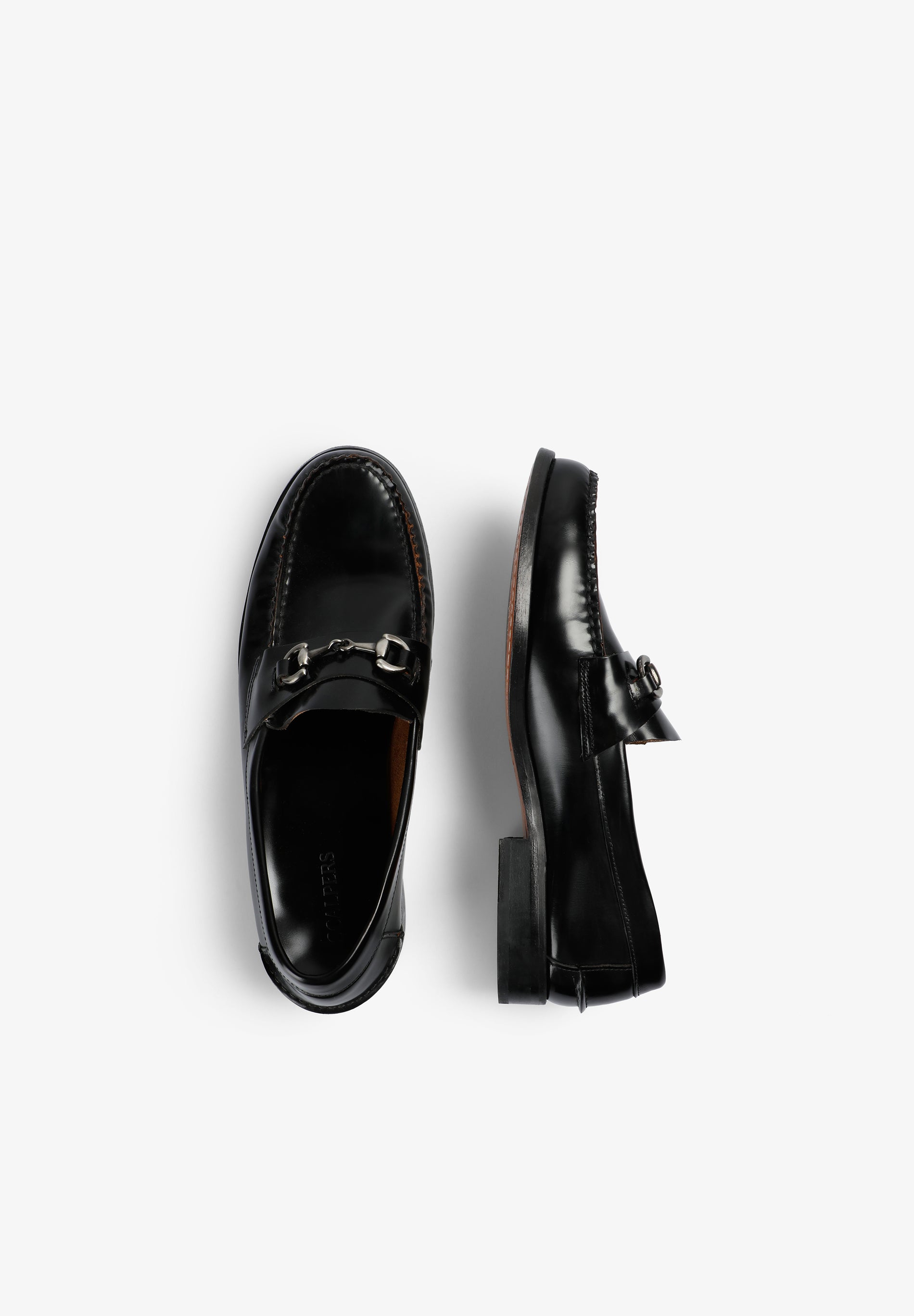 LEATHER LOAFERS WITH BUCKLE