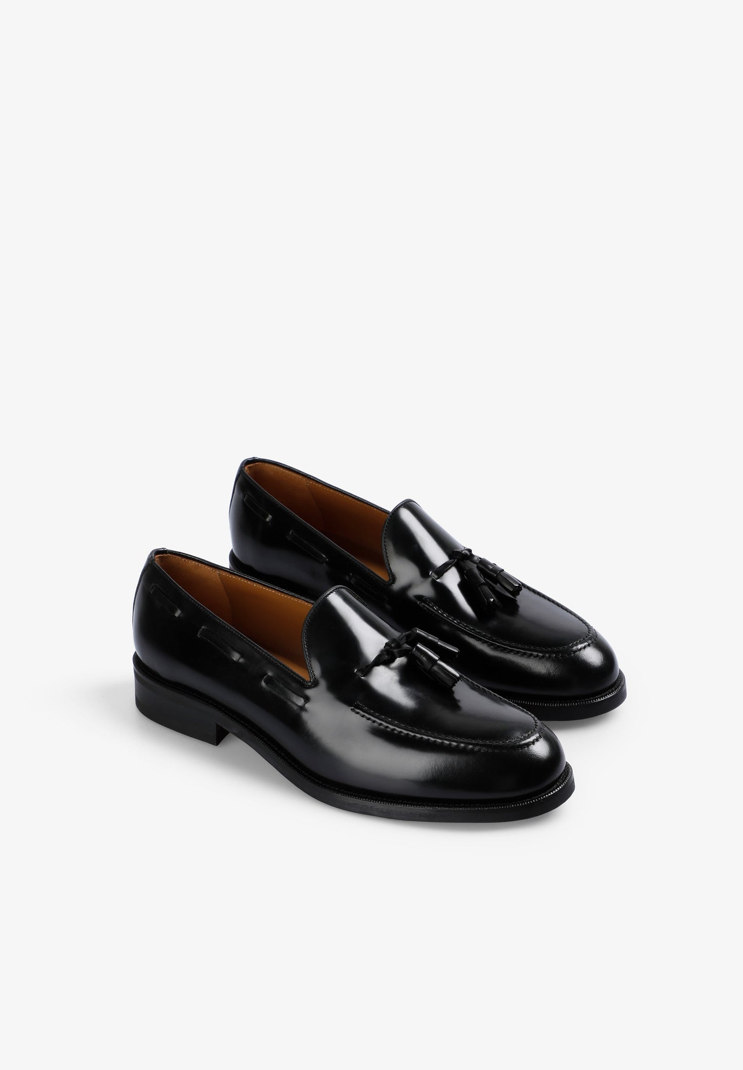 SMART LEATHER LOAFERS WITH TASSELS
