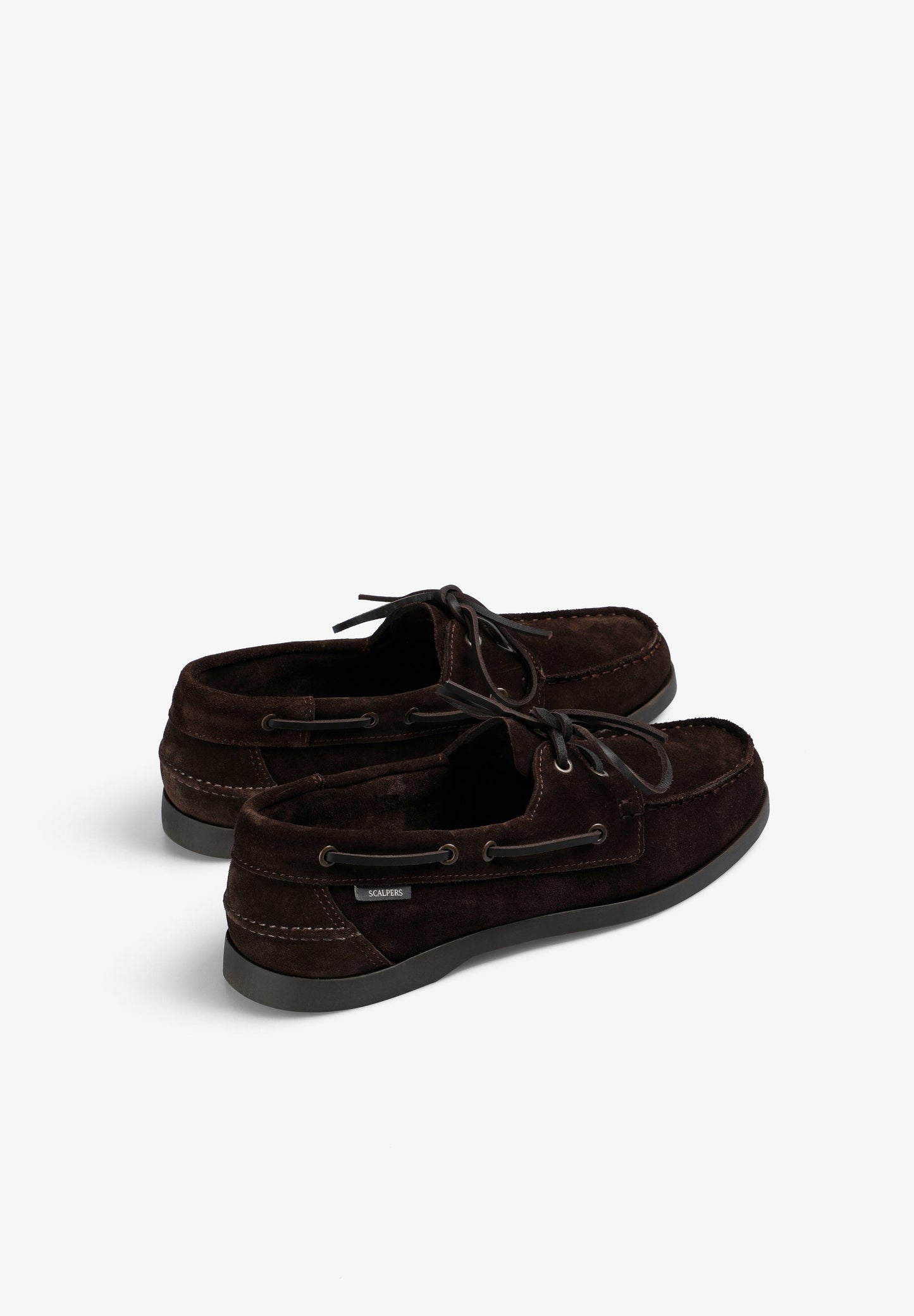 PLAIN LEATHER DECK SHOES