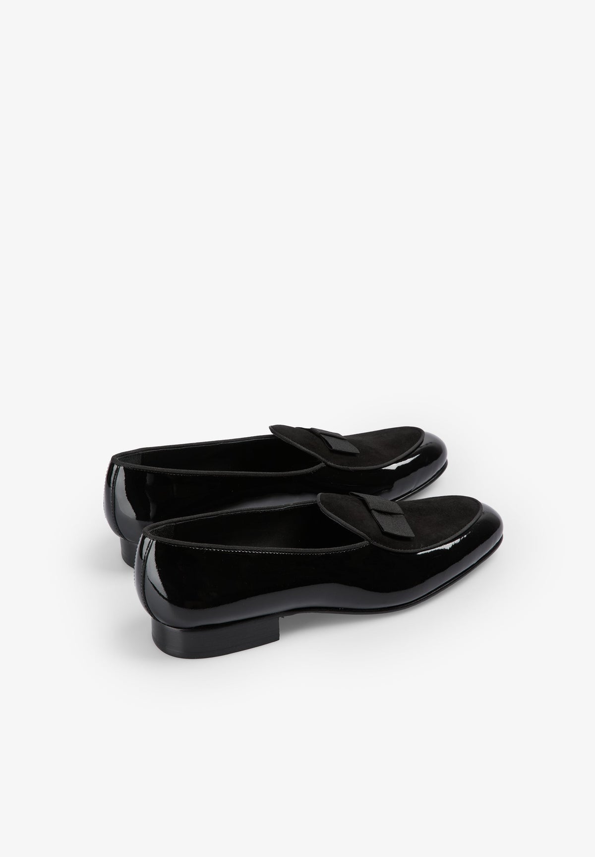 LEATHER LOAFER WITH UPPER DETAIL