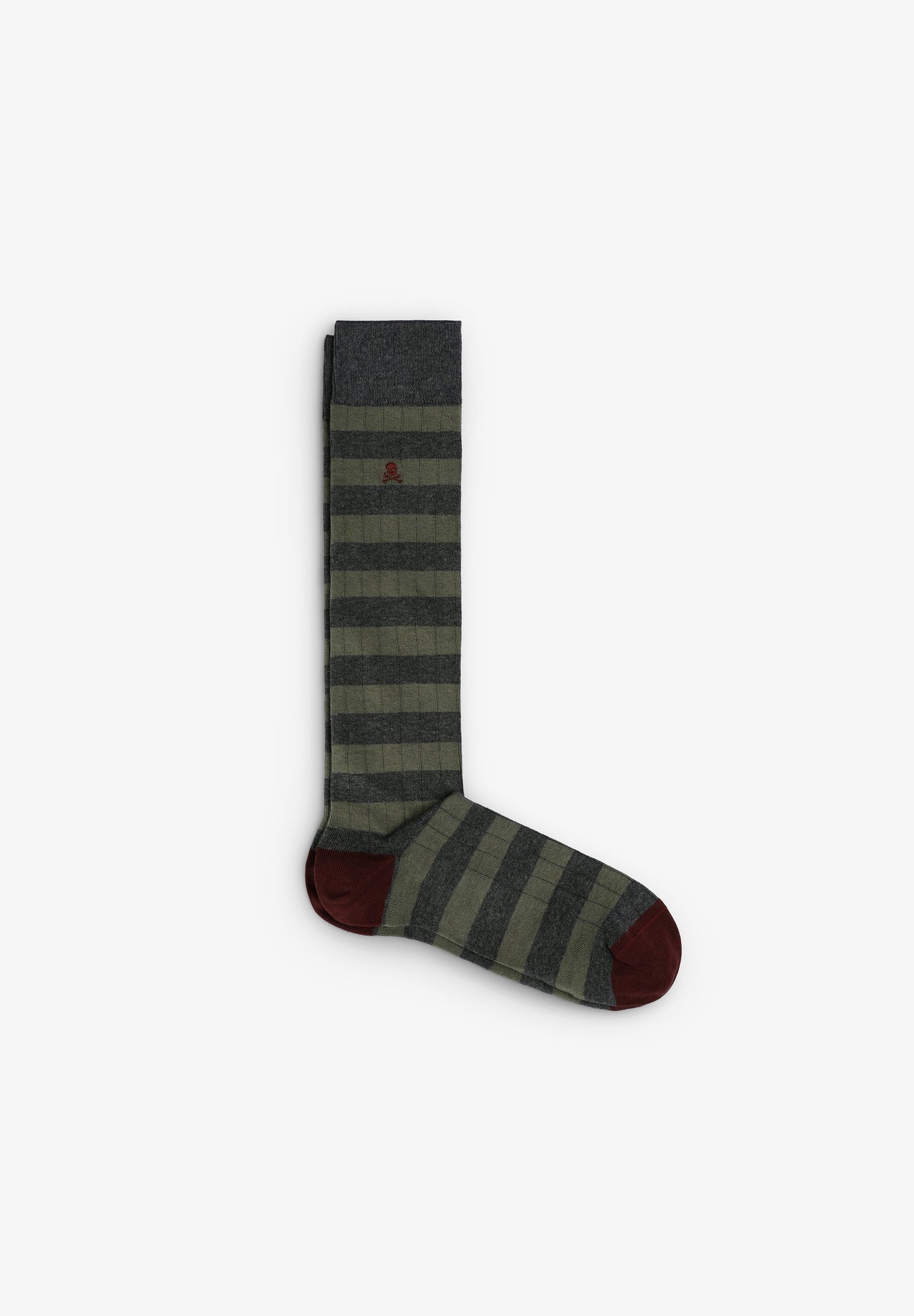 STRIPED SKULL SOCKS