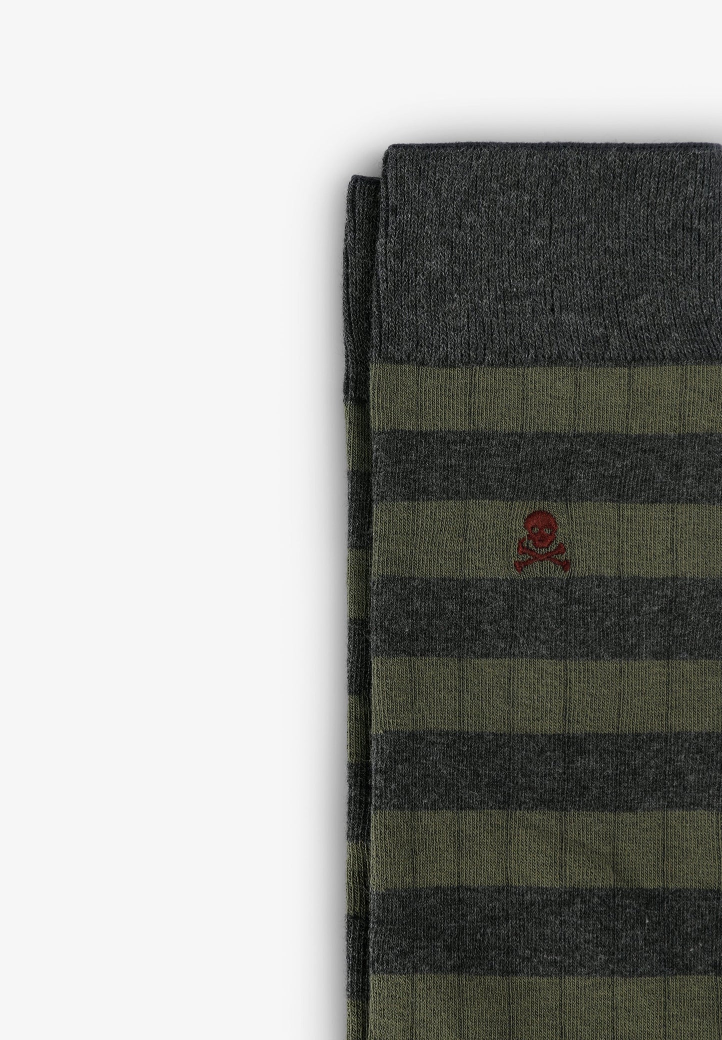 STRIPED SKULL SOCKS