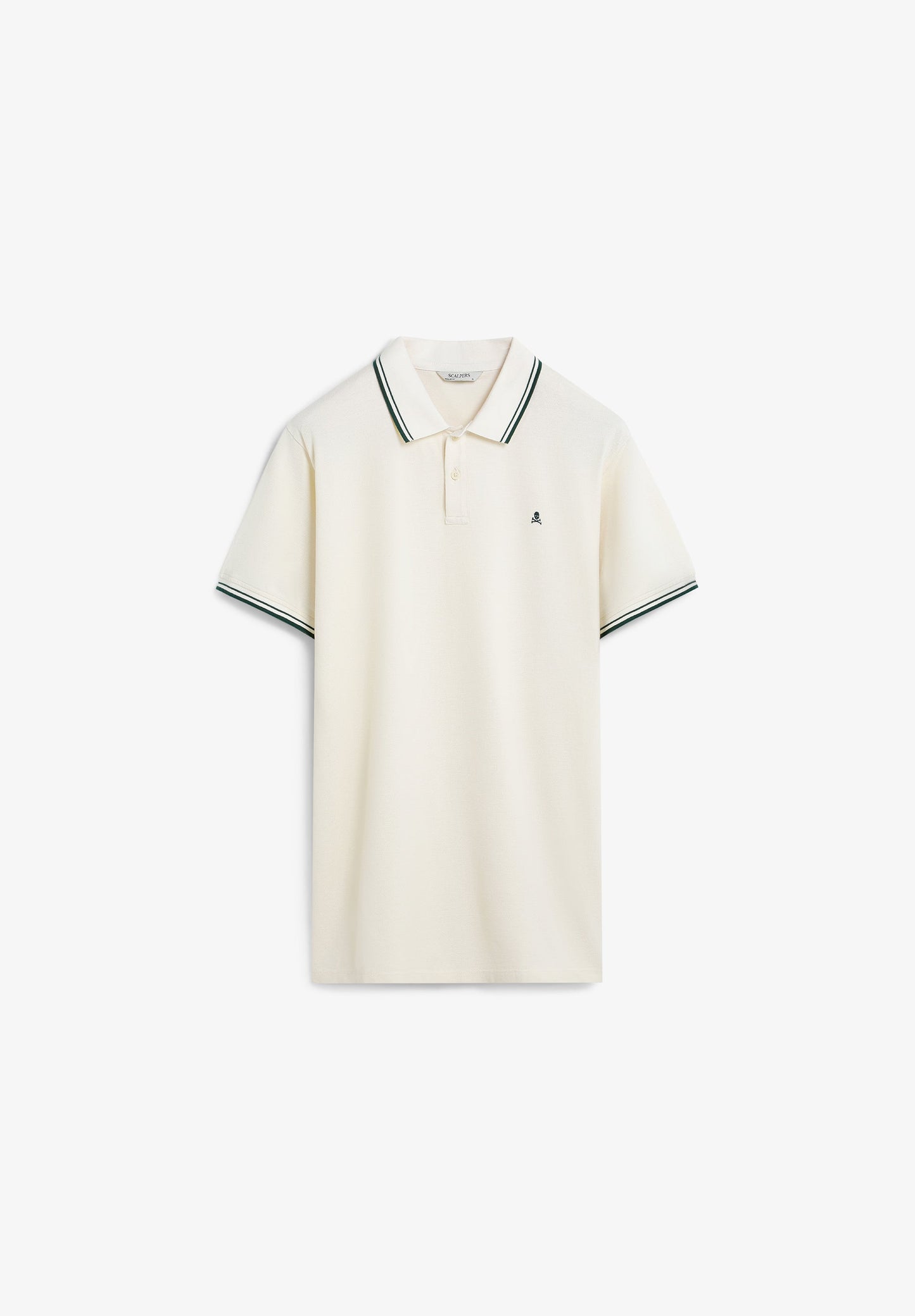 CONTRAST SKULL POLO SHIRT