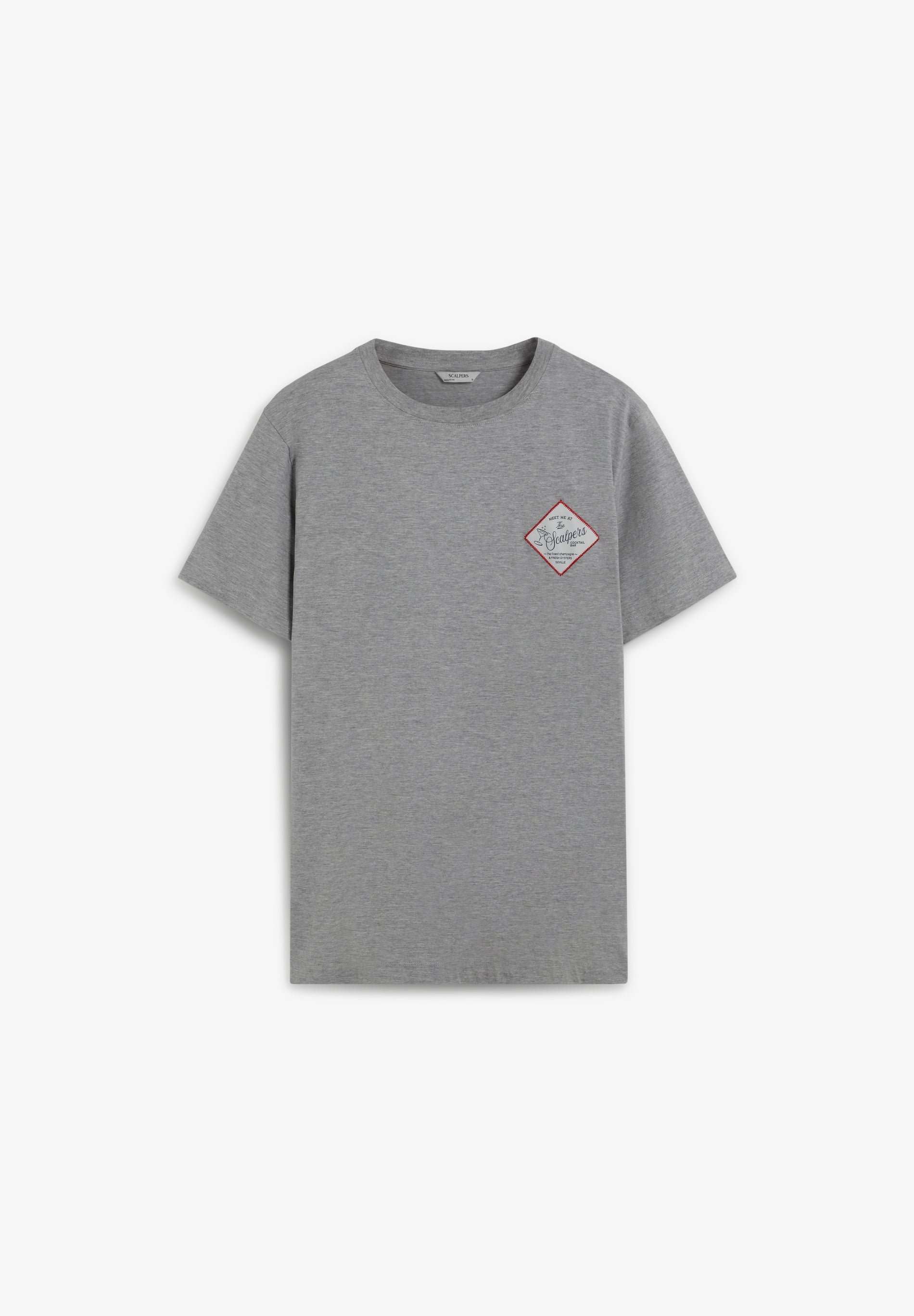 EMBROIDERED LOGO PATCH T-SHIRT