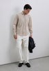 REGULAR FIT EMBROIDERED SHIRT