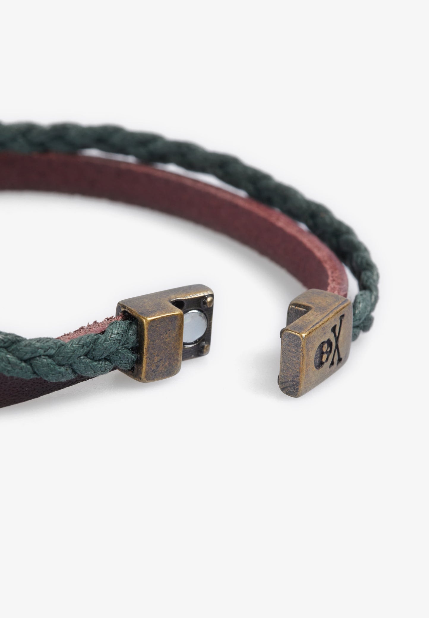 LEATHER BRACELET WITH SKULL