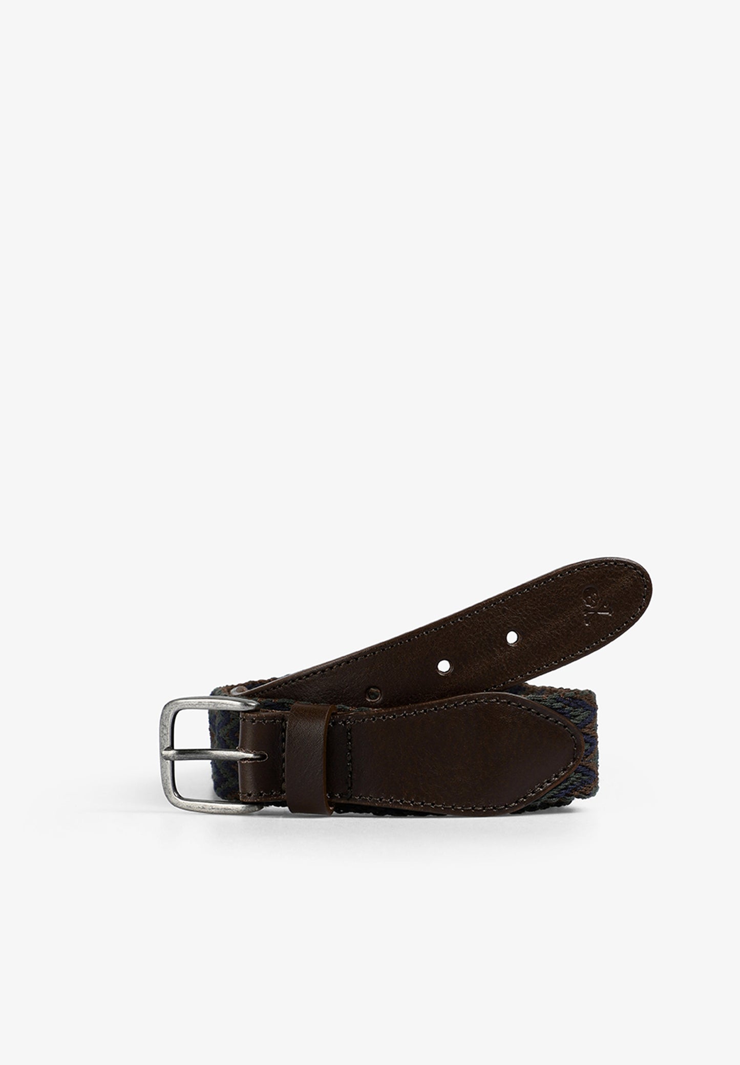 ZIG-ZAG SKULL LEATHER BELT