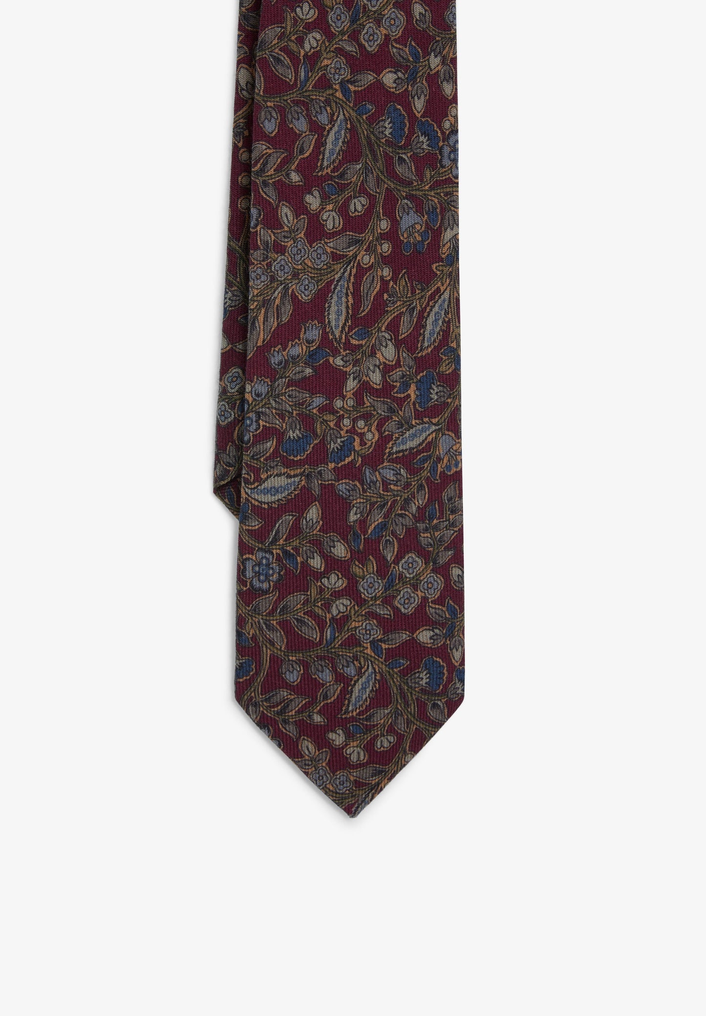 WOOL PAISLEY PRINT TIE
