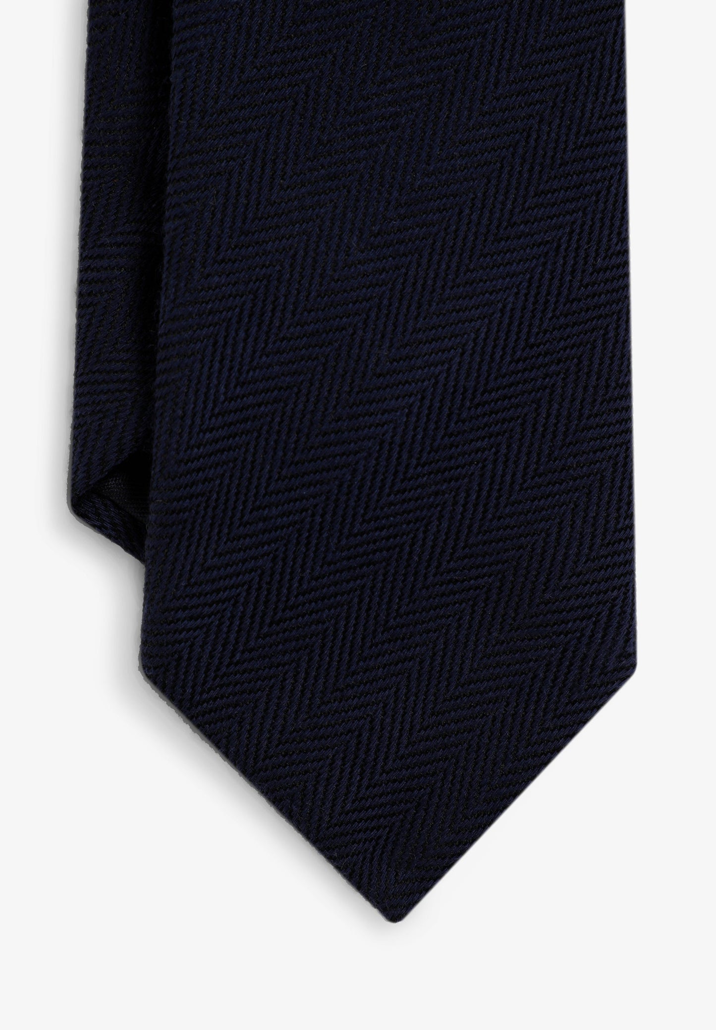TEXTURED WOOL TIE