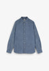 BUTTON-DOWN COLLAR DENIM SHIRT