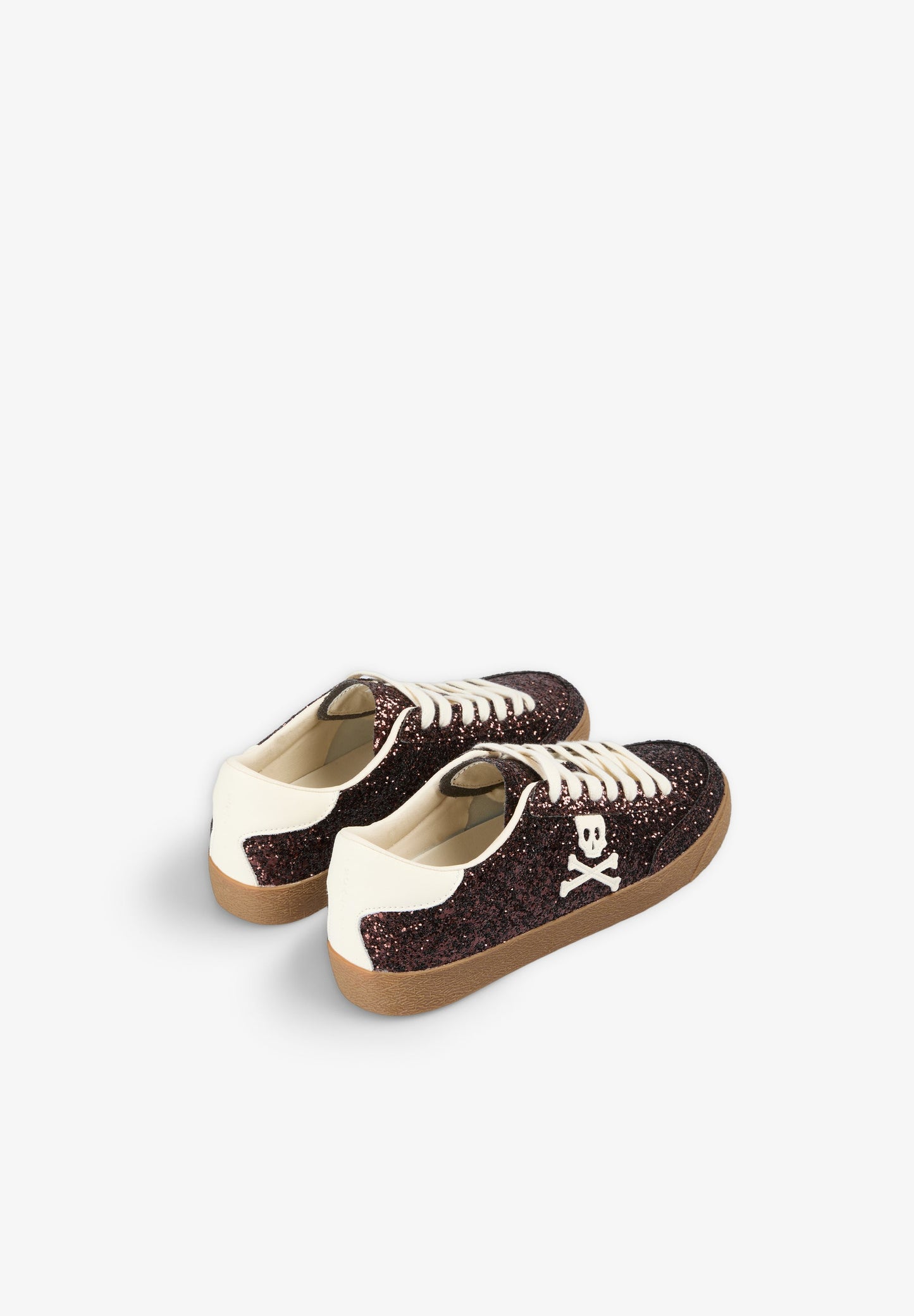 GLITTER SKULL SNEAKERS