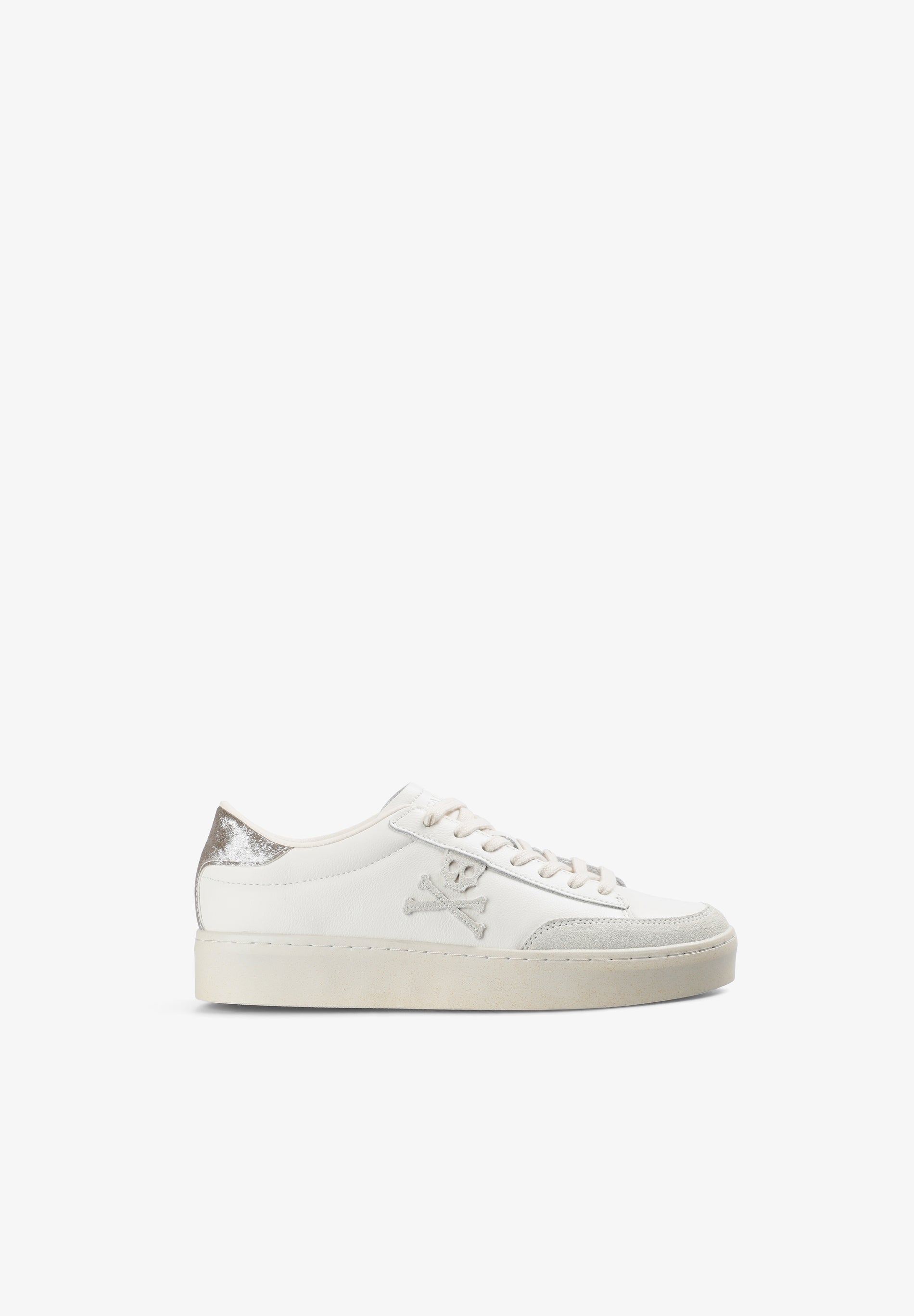 LOW TOP SNEAKERS WITH SIDE SKULL
