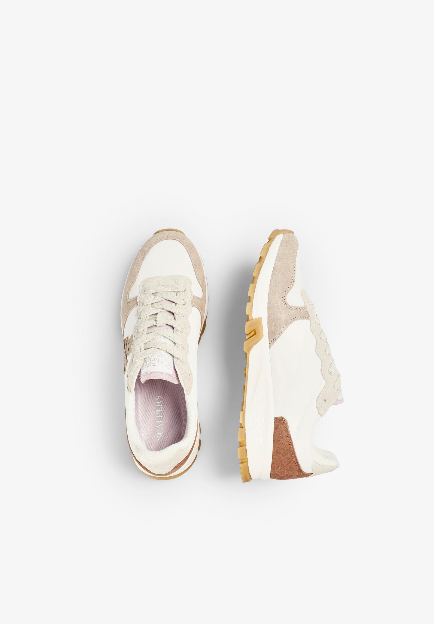 CONTRAST SOLE SNEAKERS