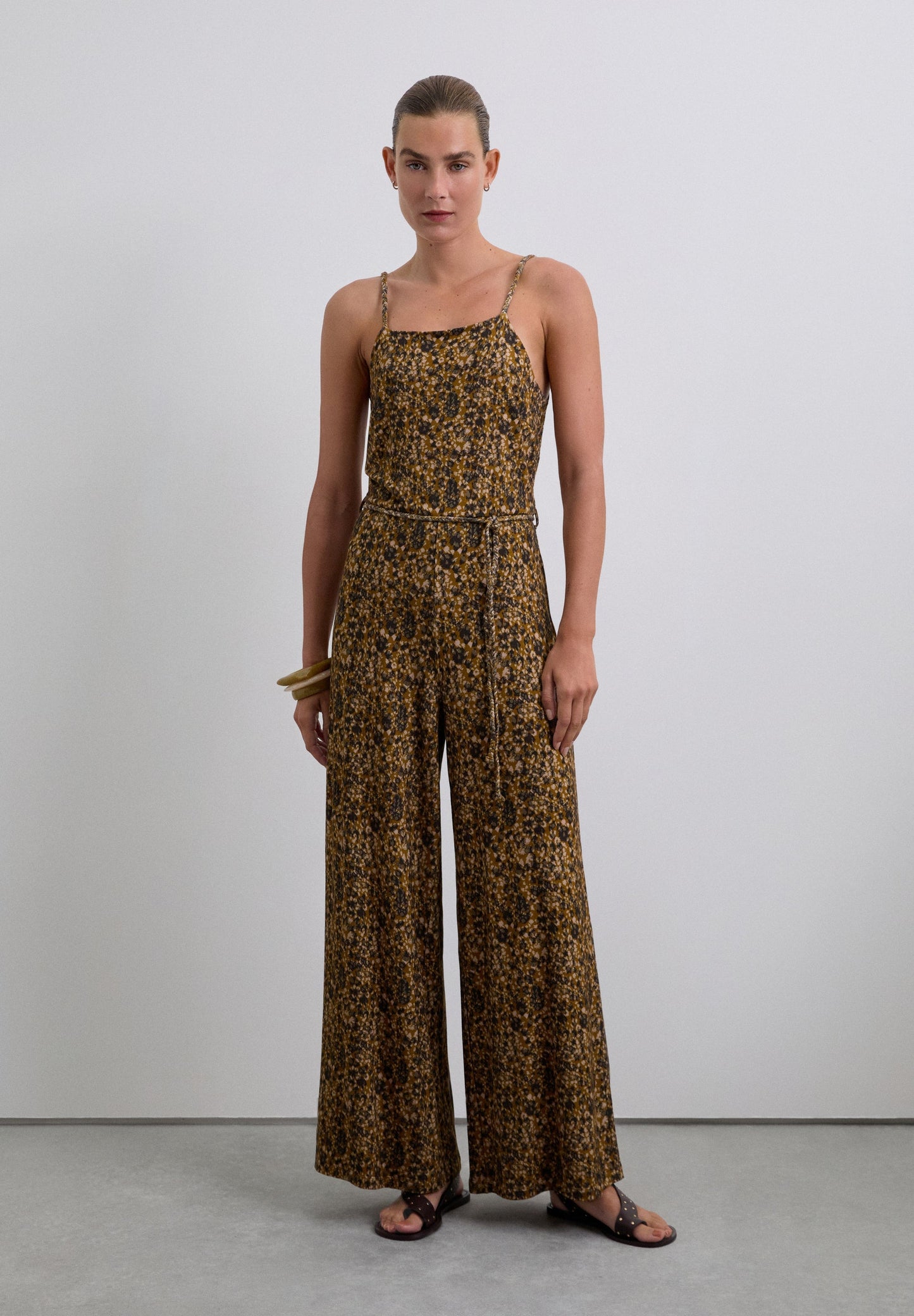 ANIMAL PRINT JUMPSUIT