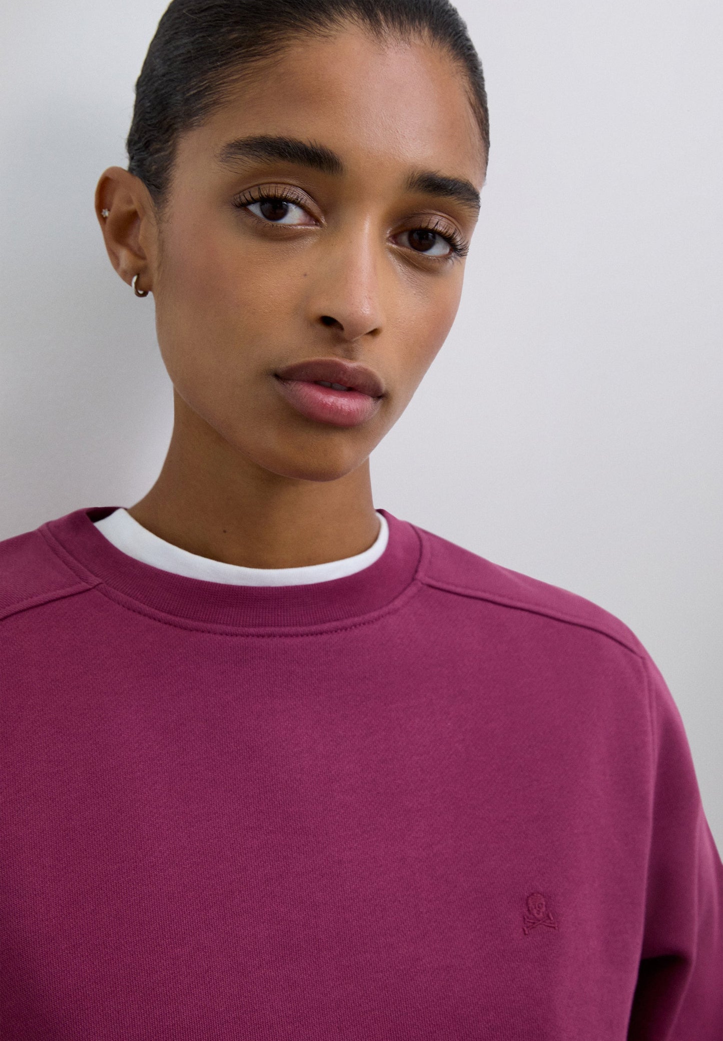 BASIC SKULL SWEATSHIRT