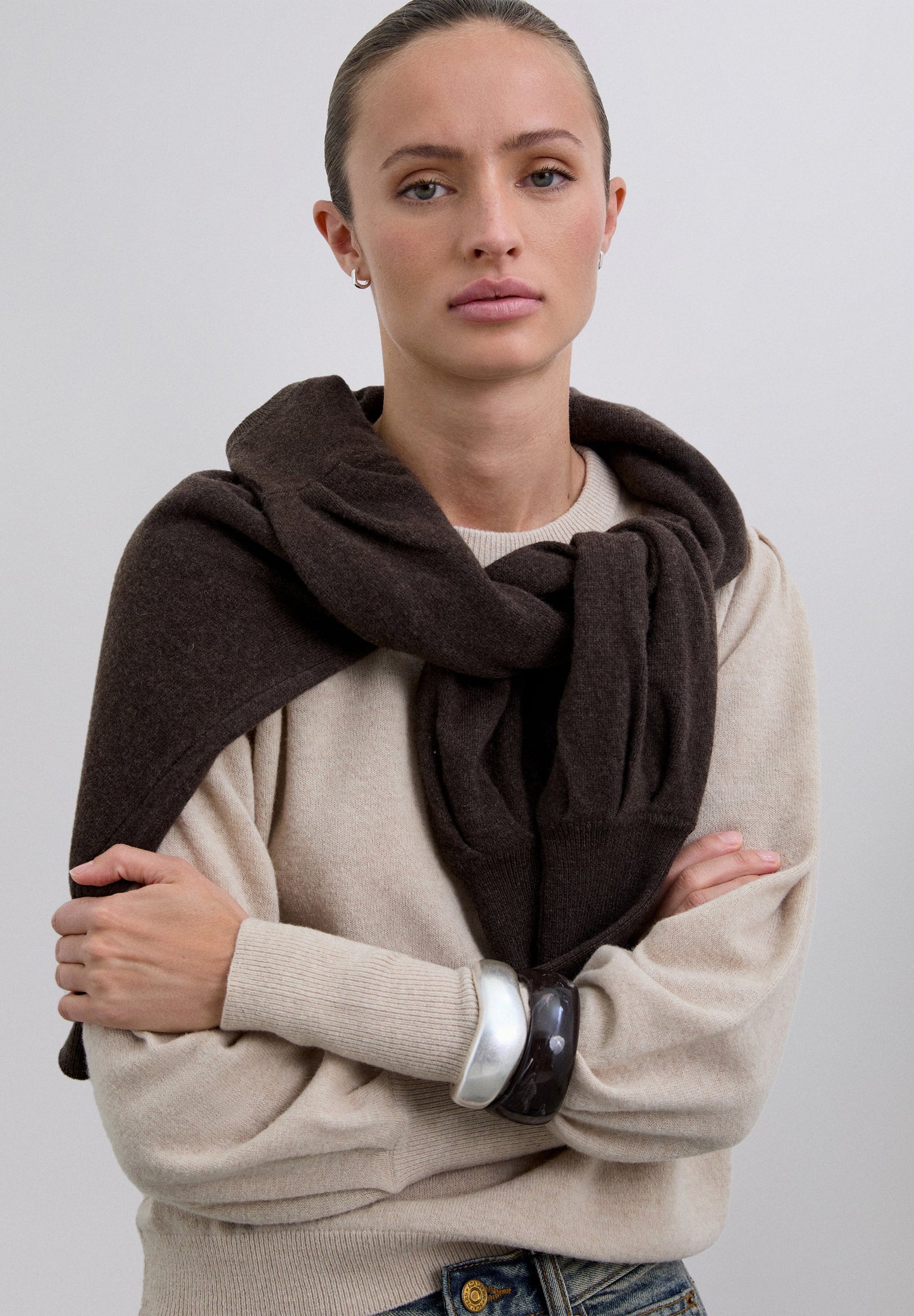 SWEATER WITH PUFFED SLEEVES