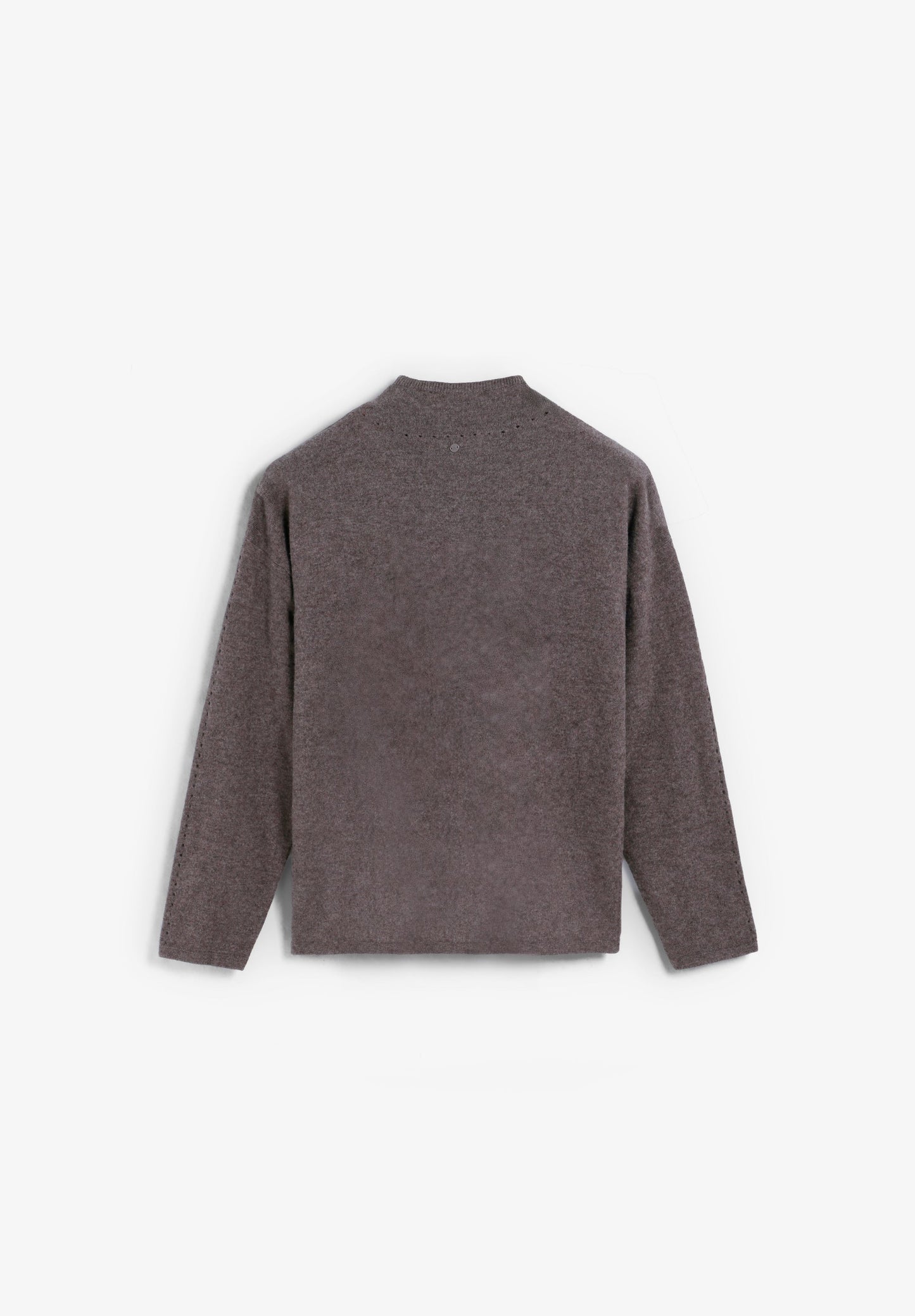 WOOL BLEND HIGH NECK SWEATER