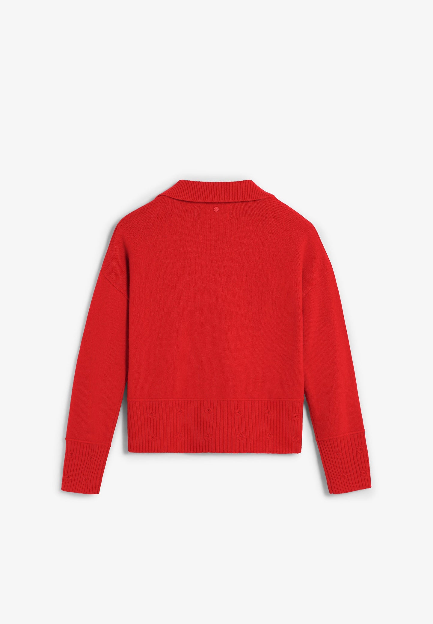 POLO JUMPER WITH EMBOSSED DETAILS