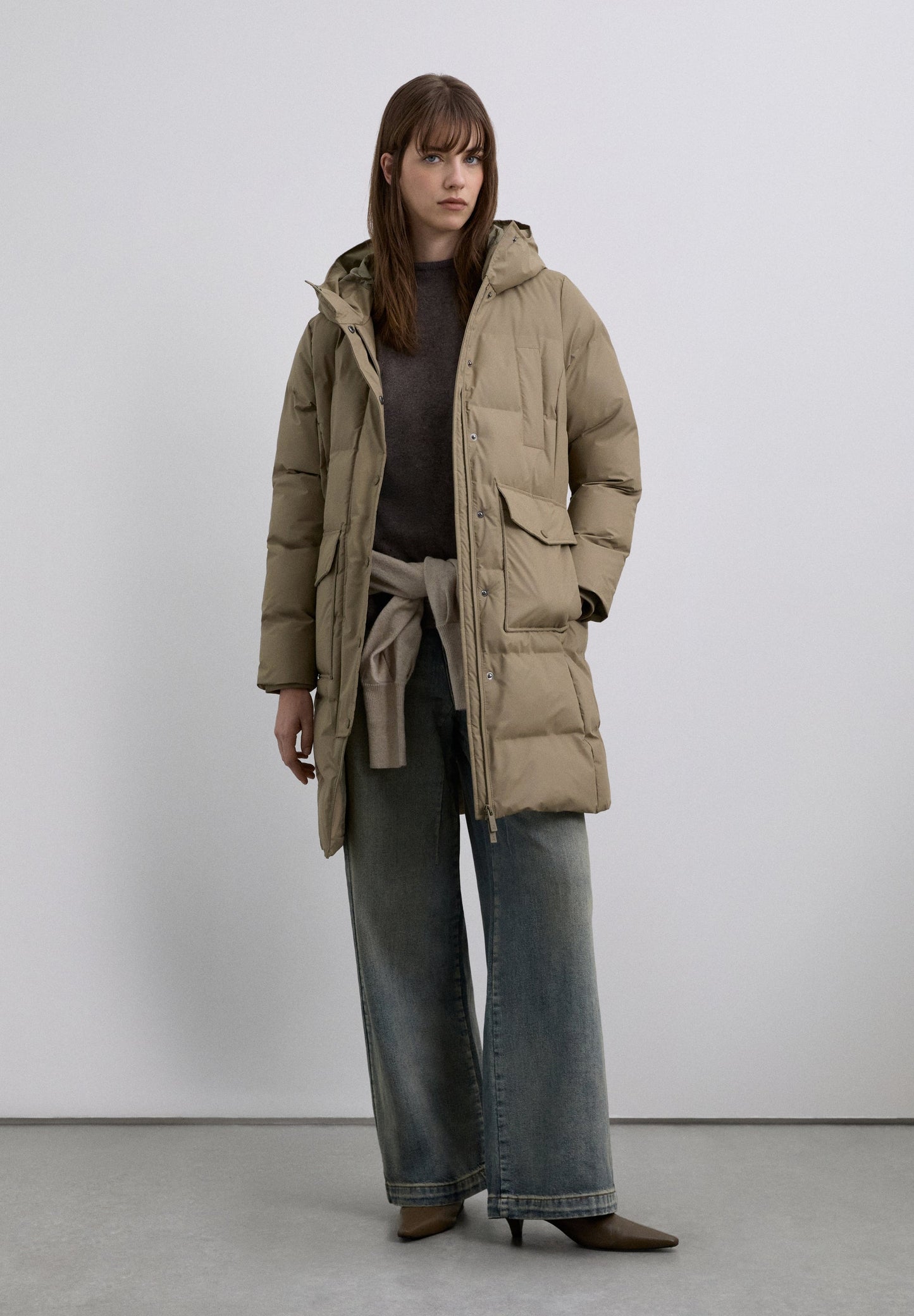 PADDED THREE QUARTER LENGTH COAT