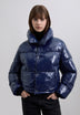 QUILTED DOWN JACKET WITH SHINY FINISH