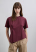 ASYMMETRIC ROUND NECK T-SHIRT