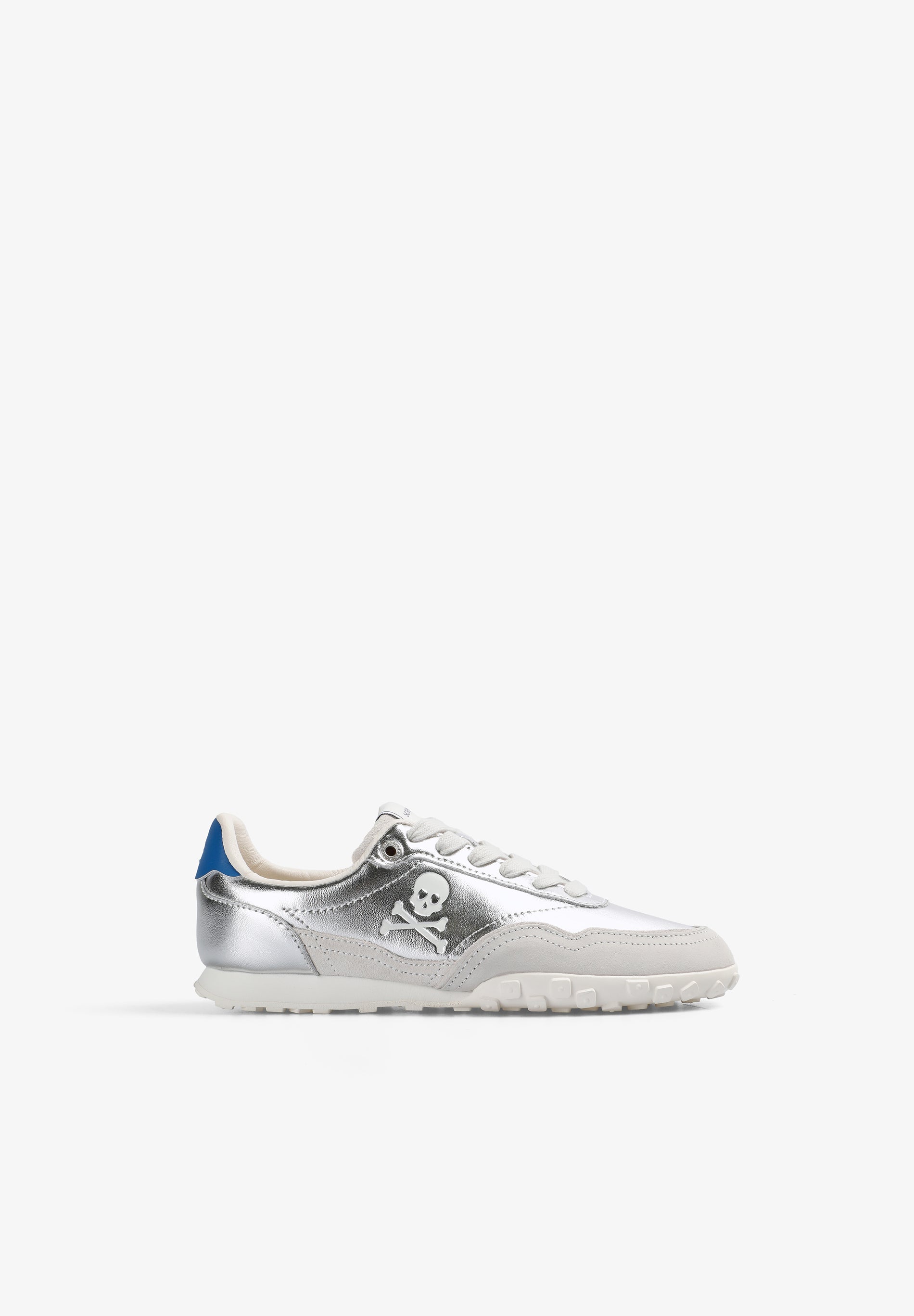 METALLIC LOGO SNEAKERS
