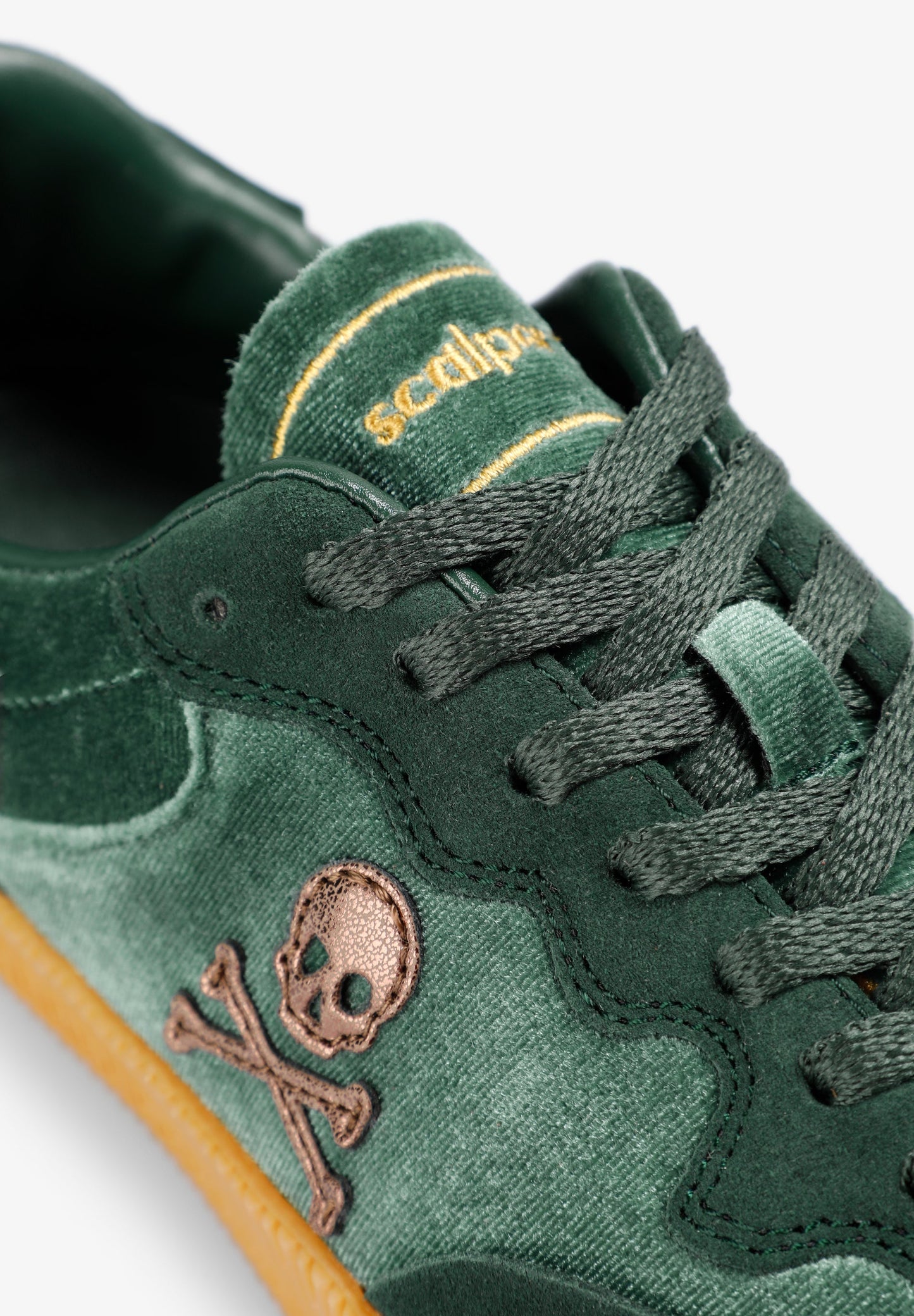 SUEDE SNEAKERS WITH SKULL
